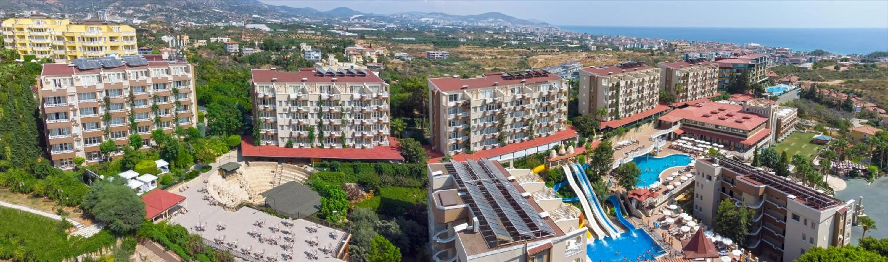 Bird's eye view in Club Paradiso Hotel