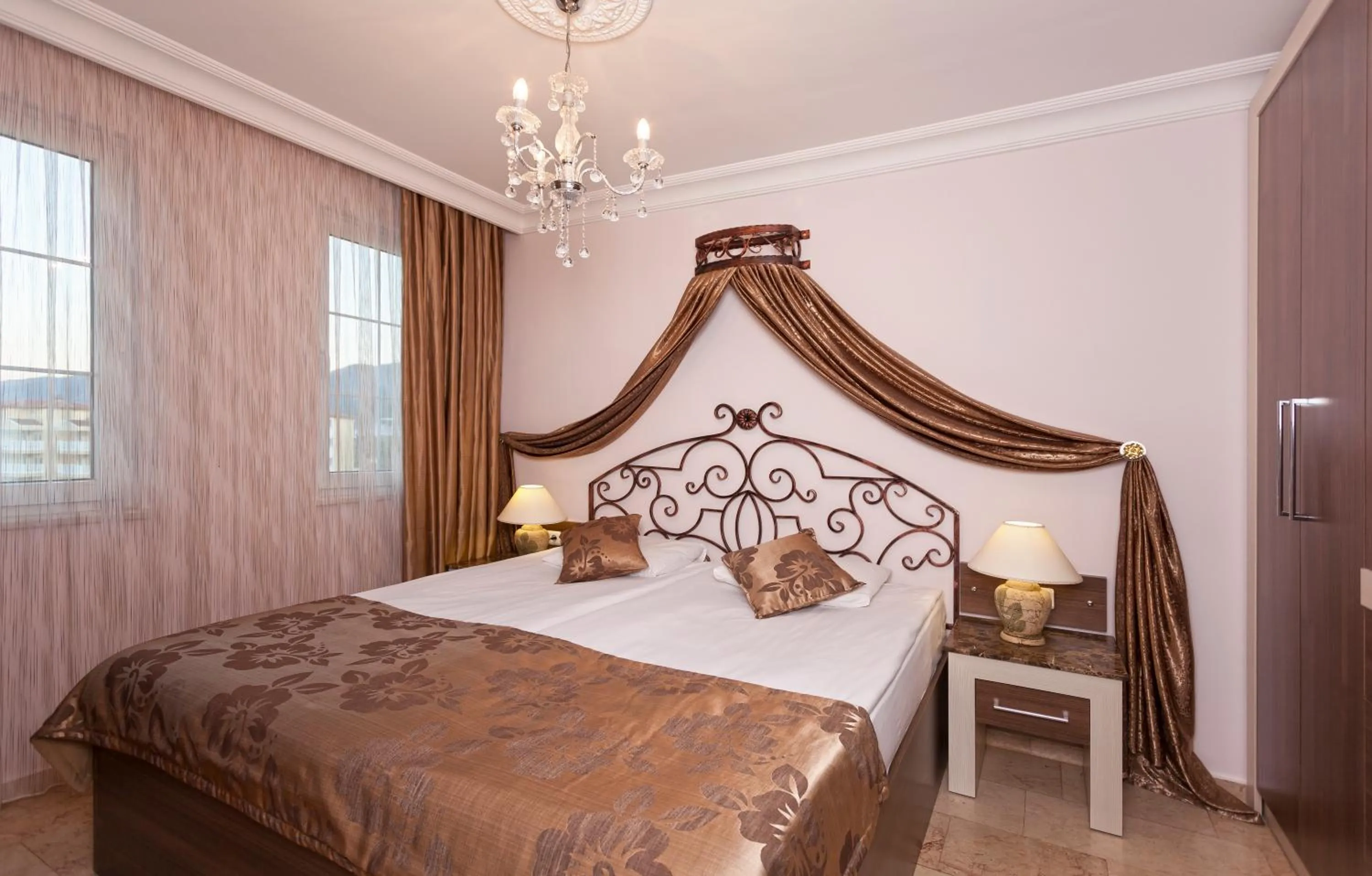 Bed in Club Paradiso Hotel