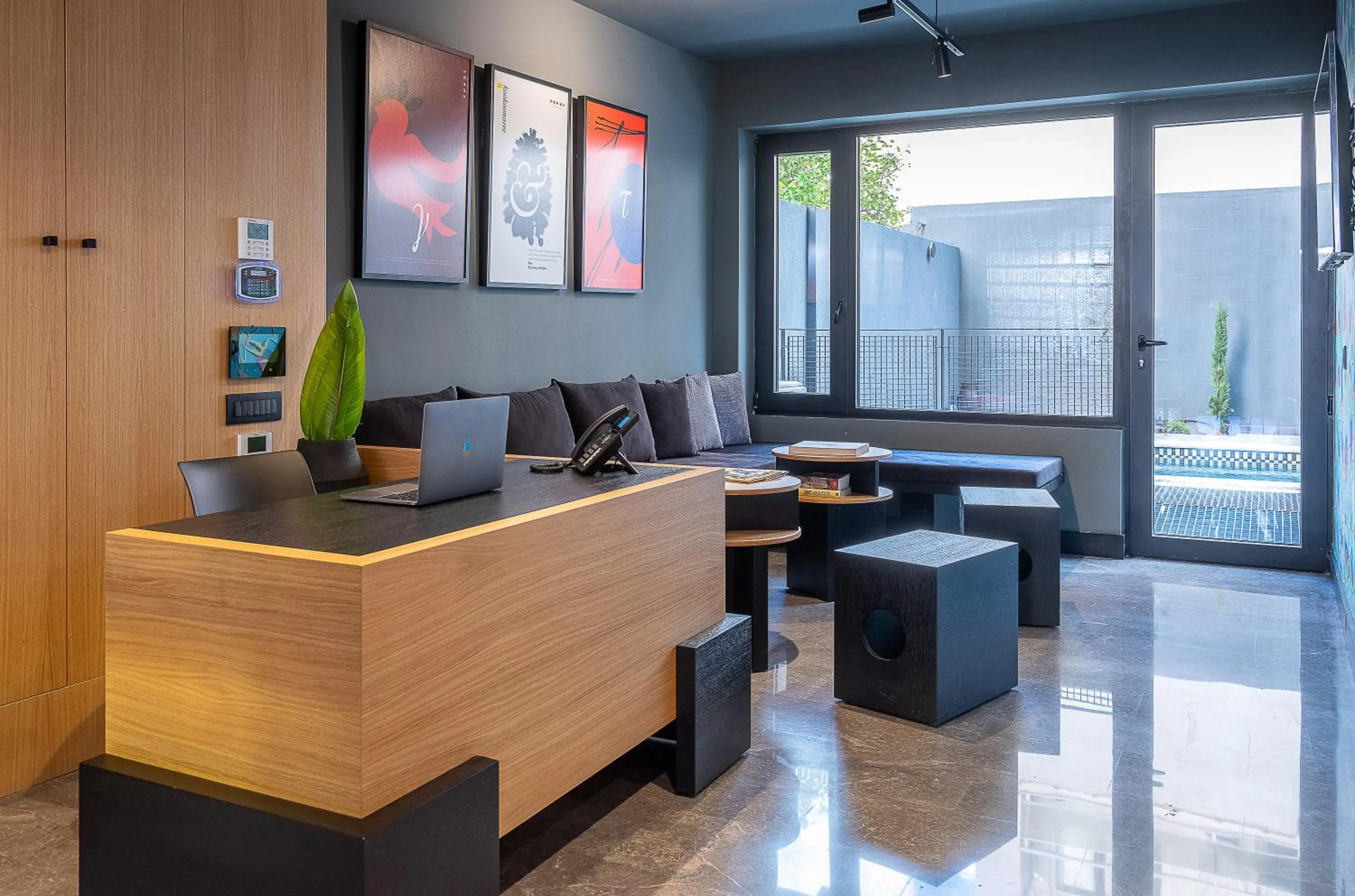 Lobby or reception in 3 Pines Design Living