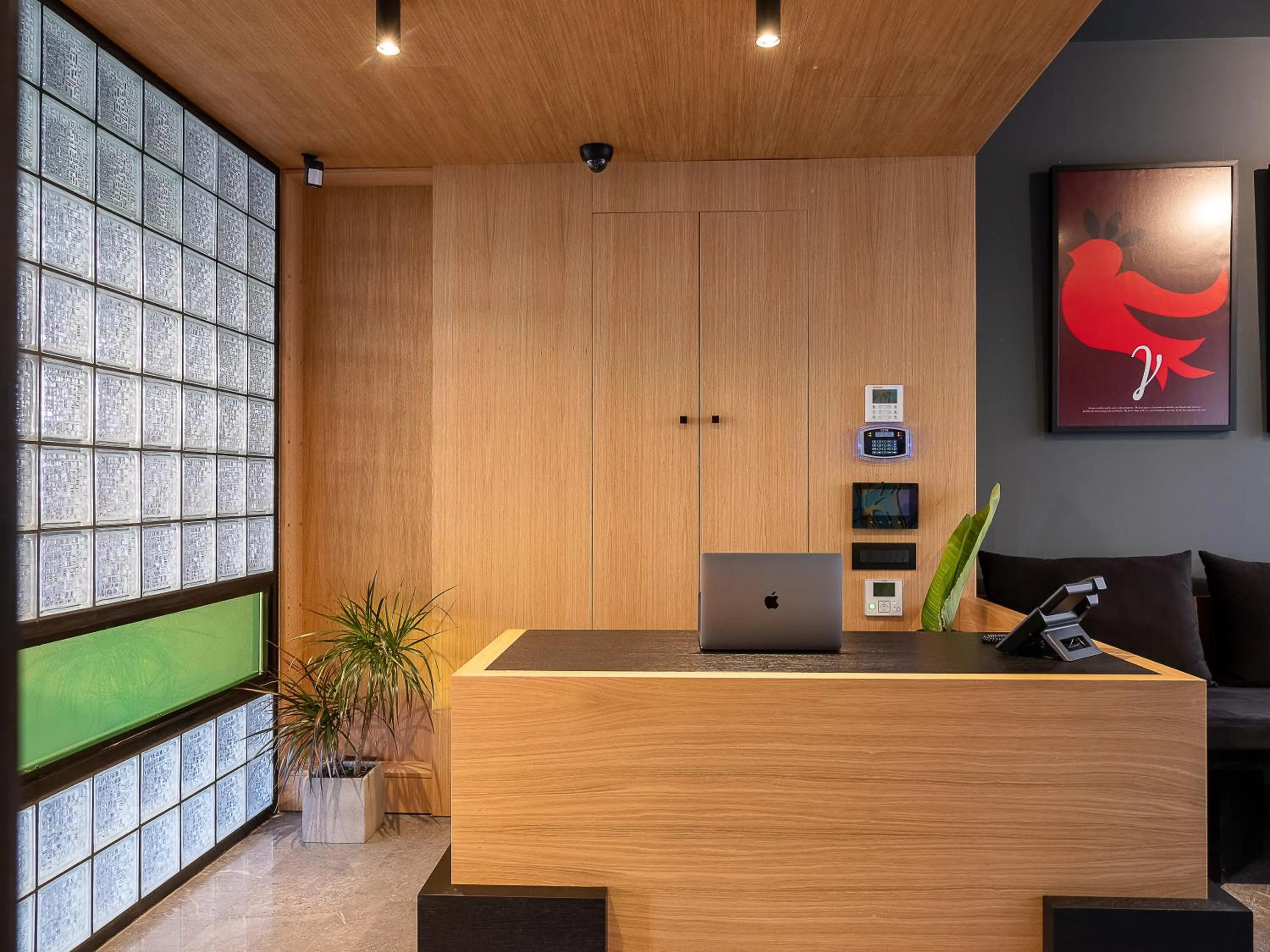 Lobby or reception in 3 Pines Design Living