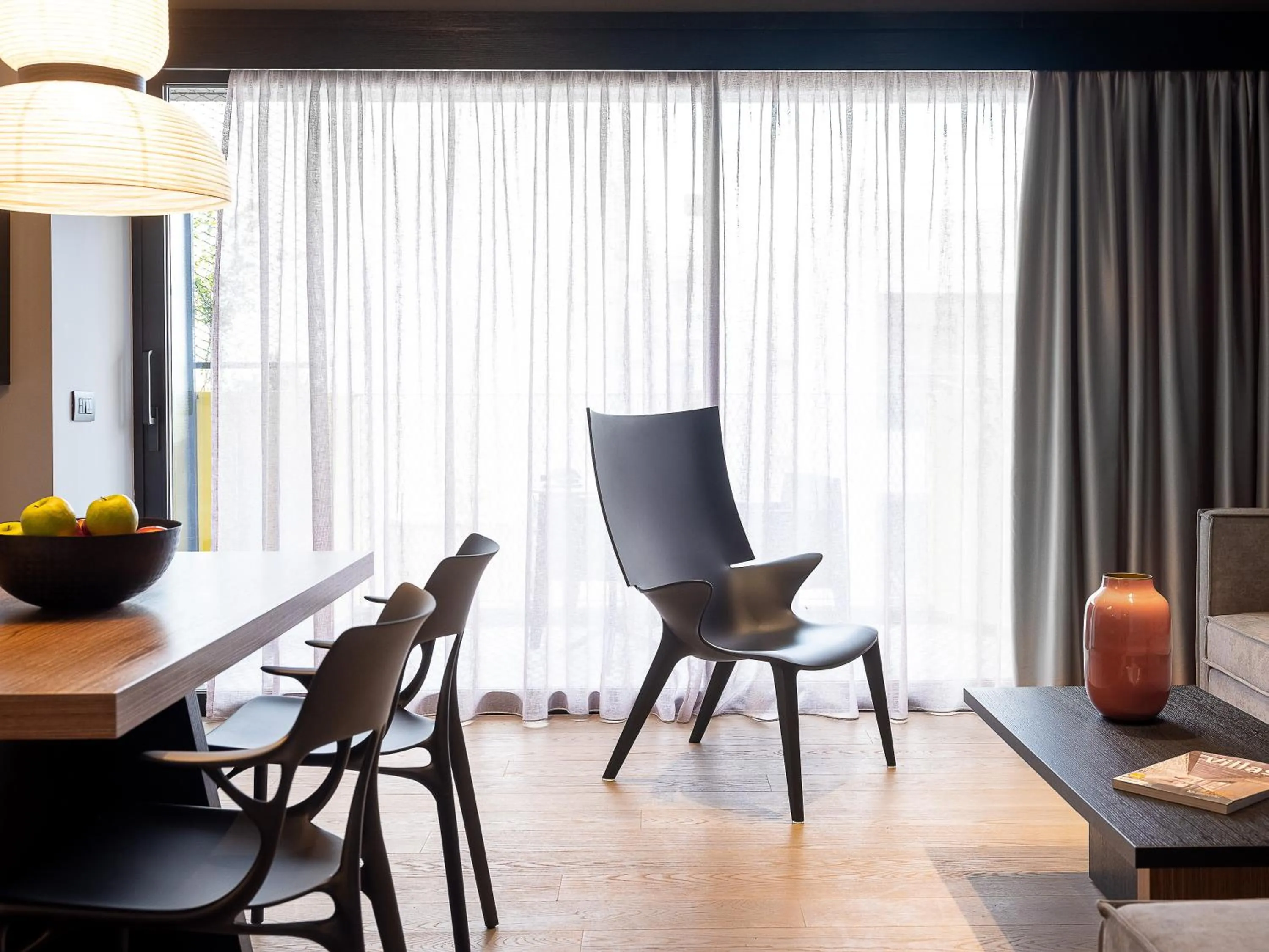 Seating area in 3 Pines Design Living