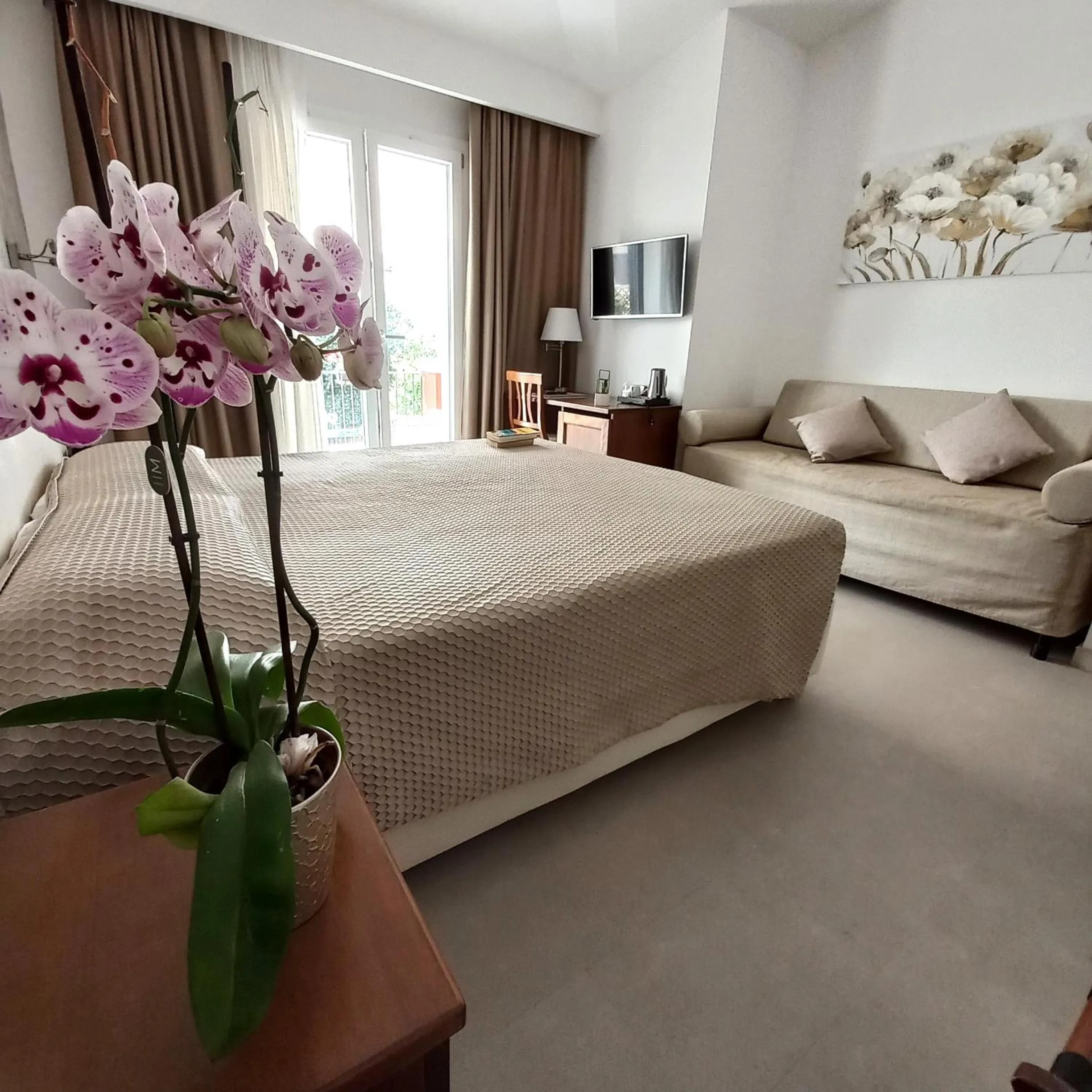 Bedroom, Bed in Hotel Nicoletta