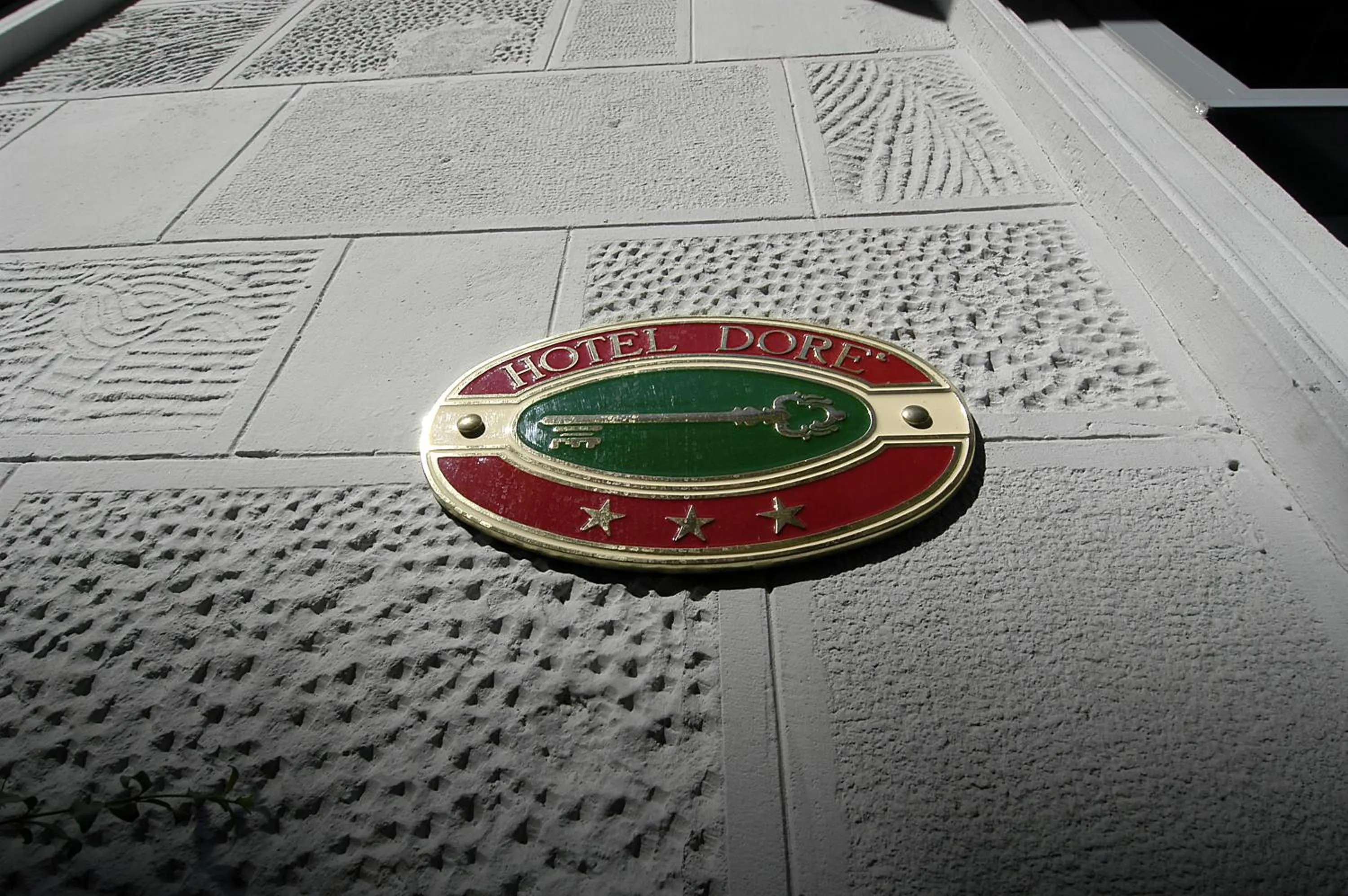 Decorative detail in Hotel Dorè