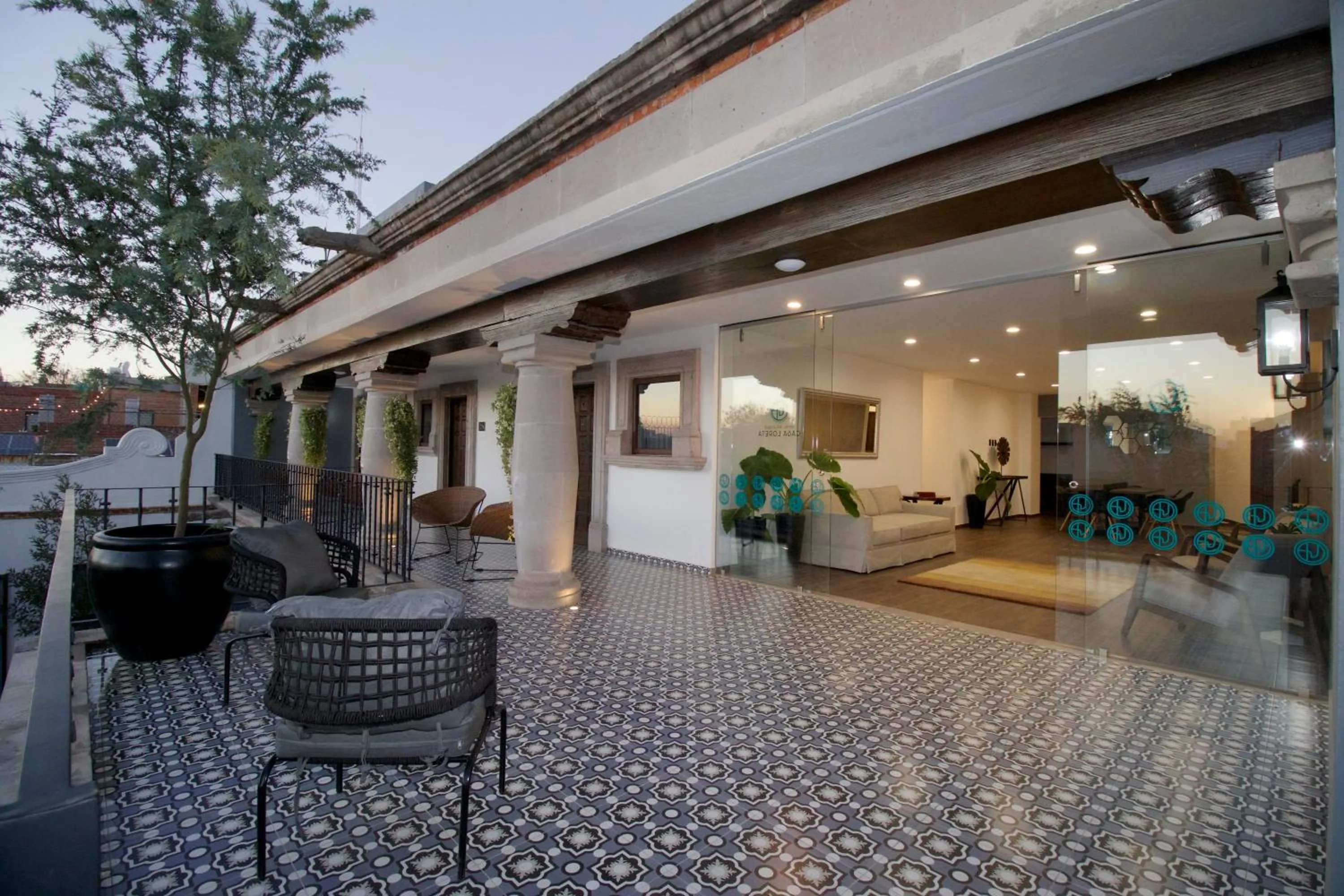 Balcony/Terrace in Hotel Boutique Casa Loreta