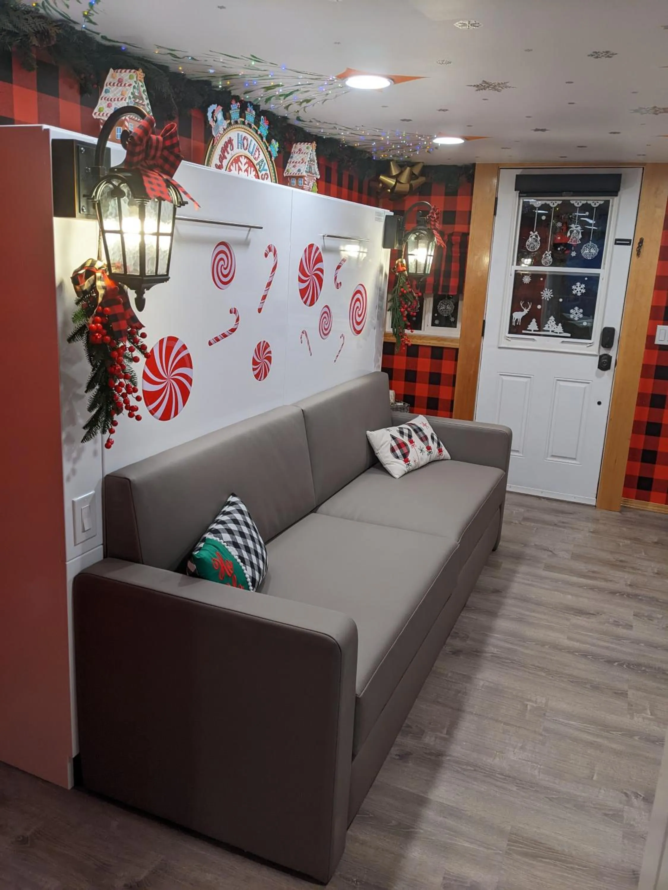 Living room in Olympic Railway Inn