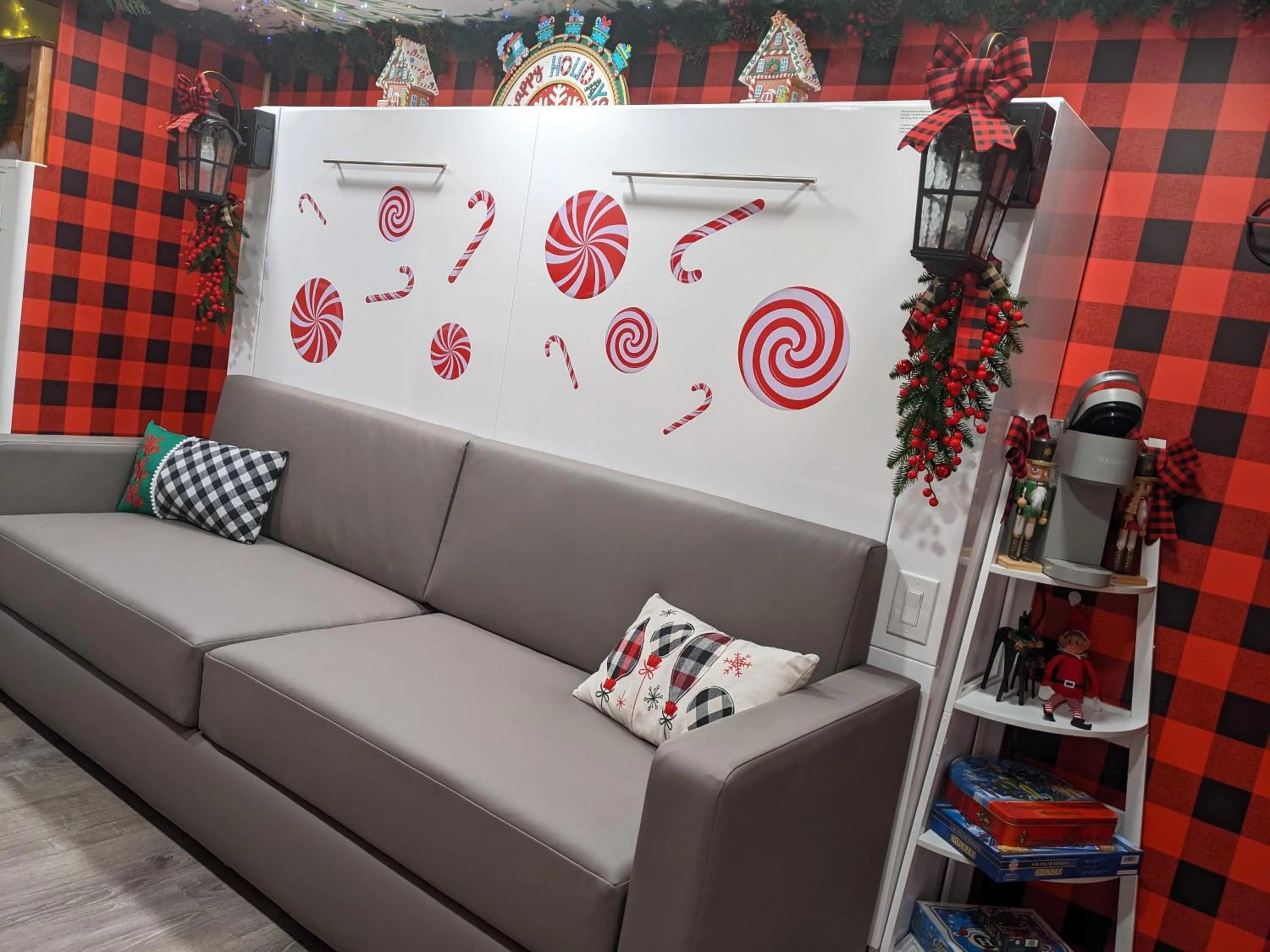 Living room in Olympic Railway Inn