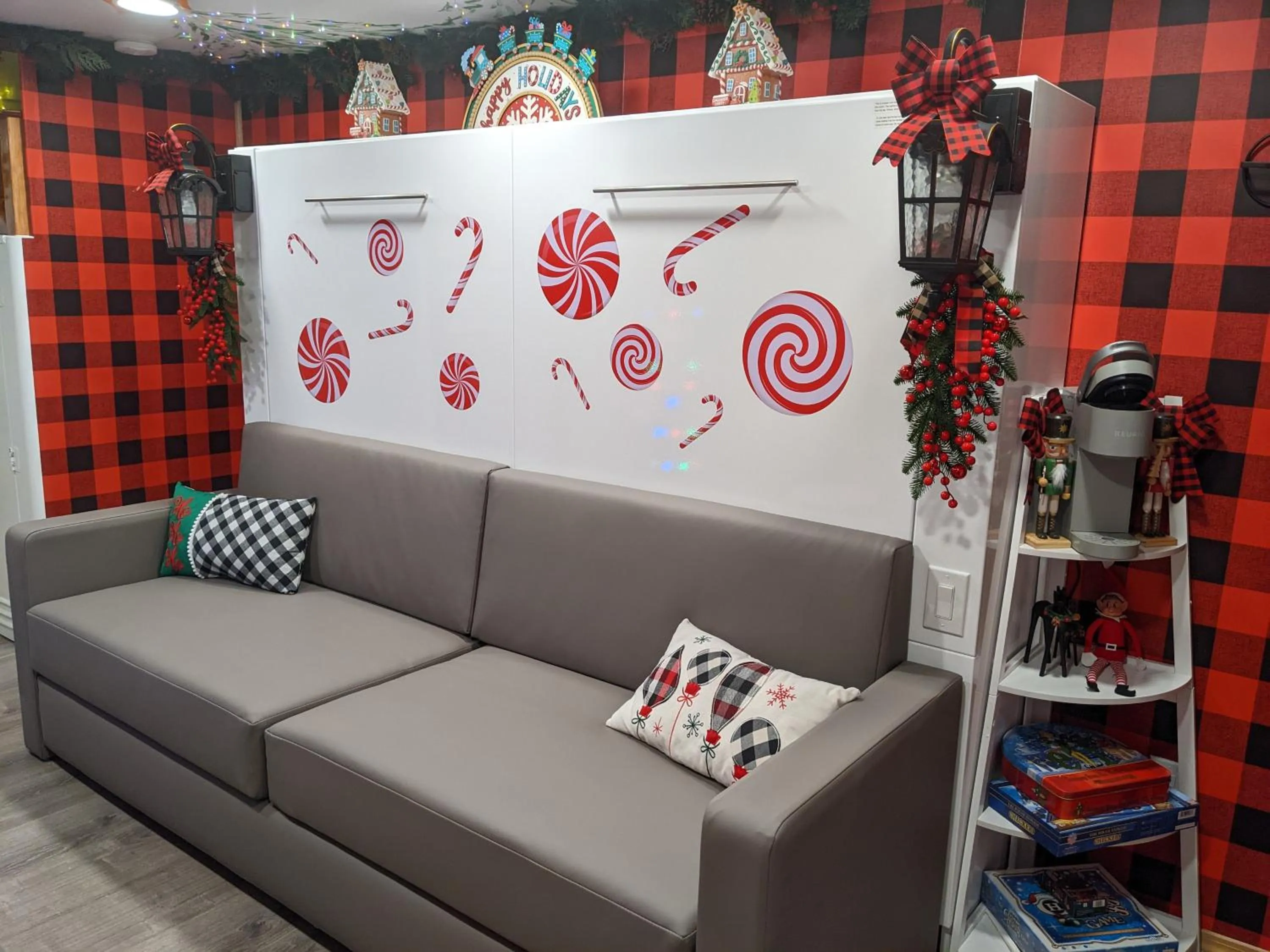 Living room in Olympic Railway Inn