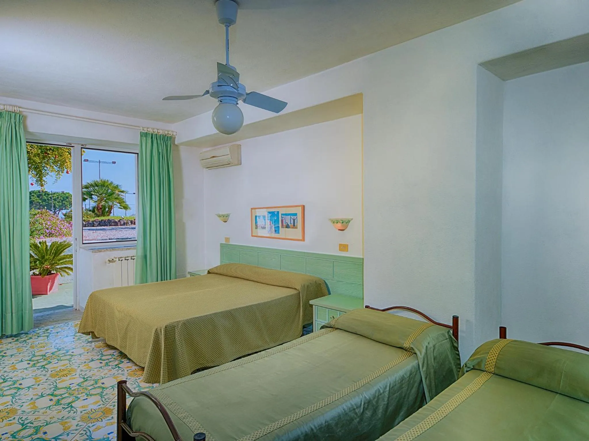 Bed in Hotel Parco Cartaromana