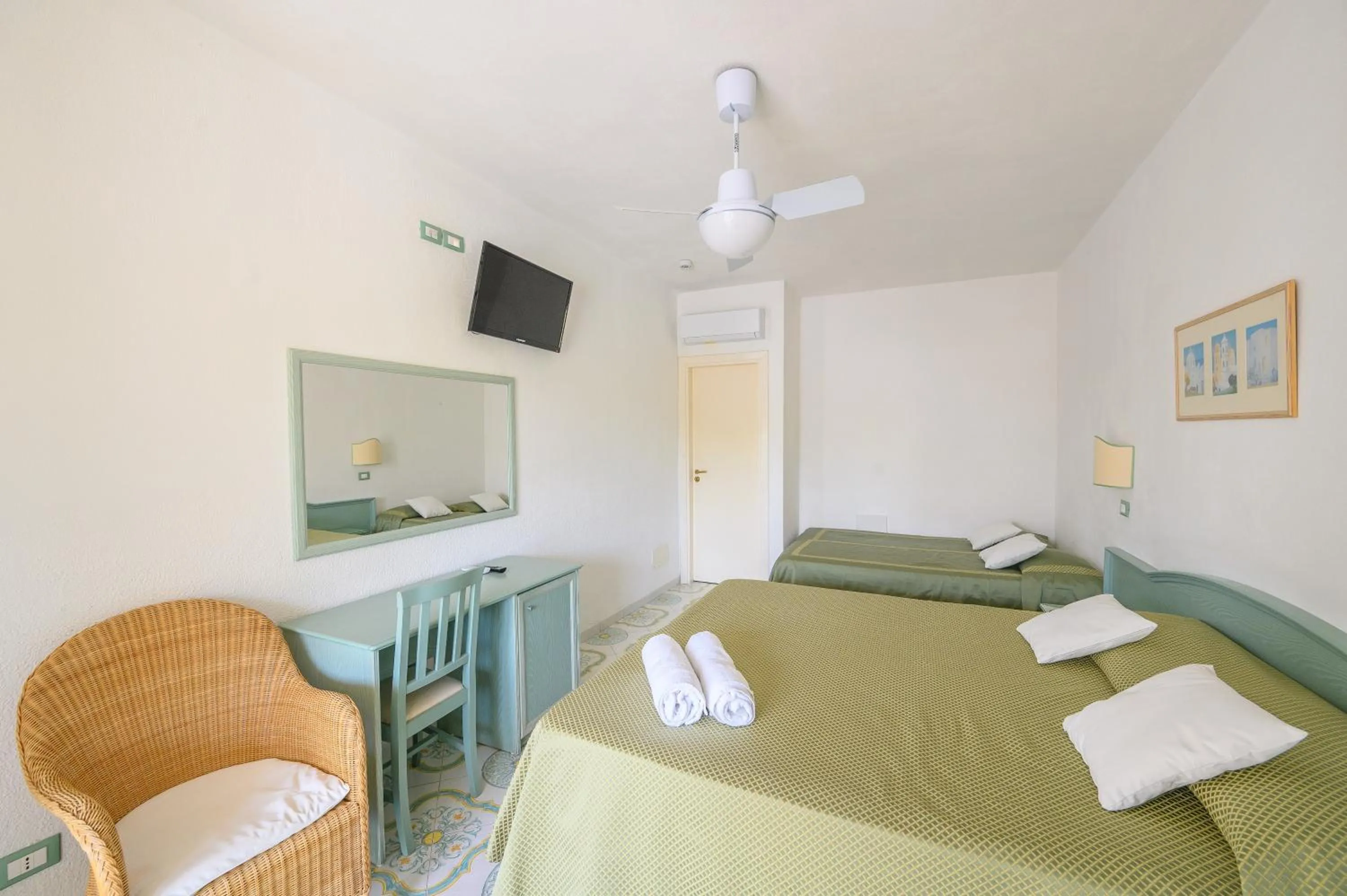 Bed in Hotel Parco Cartaromana