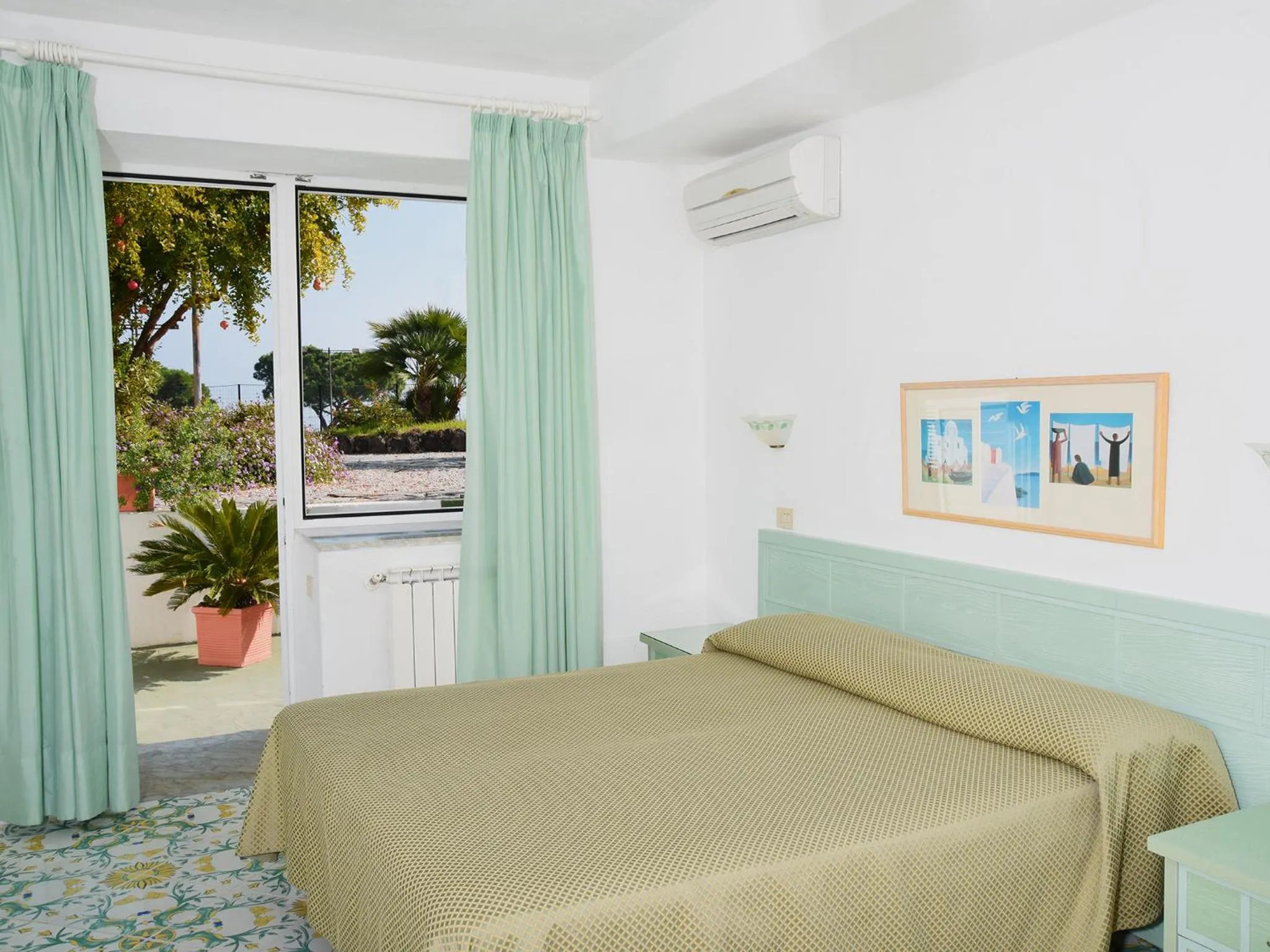 Bed in Hotel Parco Cartaromana