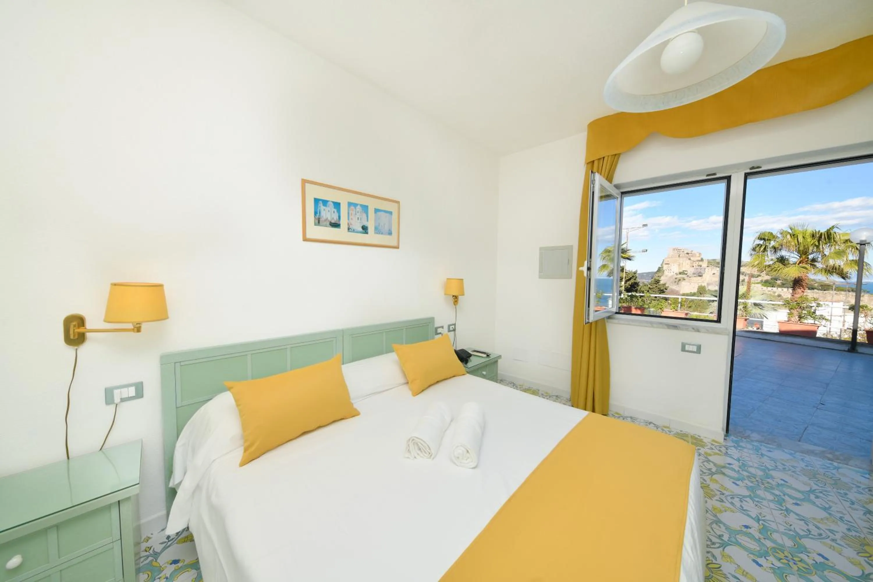 Bed in Hotel Parco Cartaromana