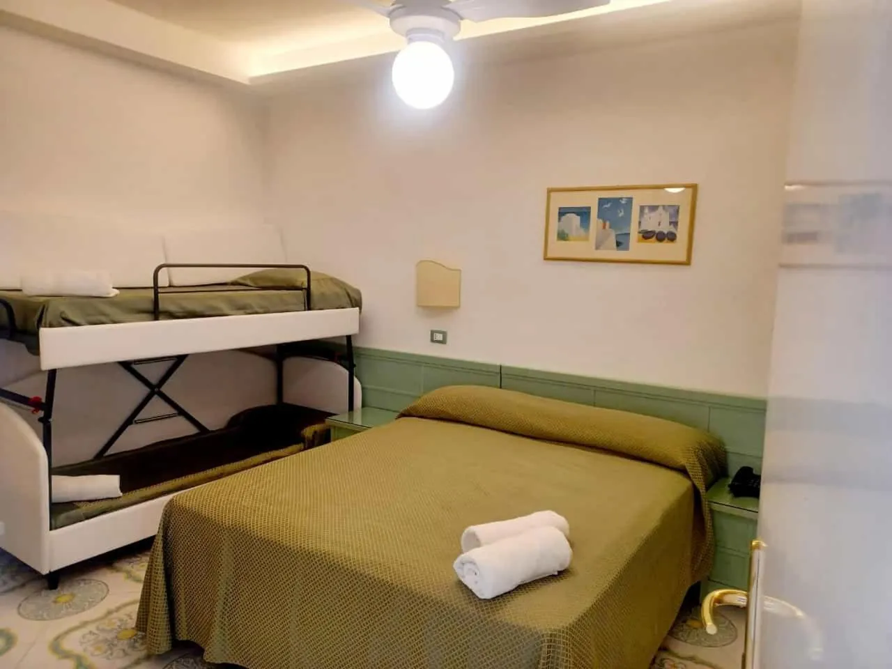 Bed in Hotel Parco Cartaromana