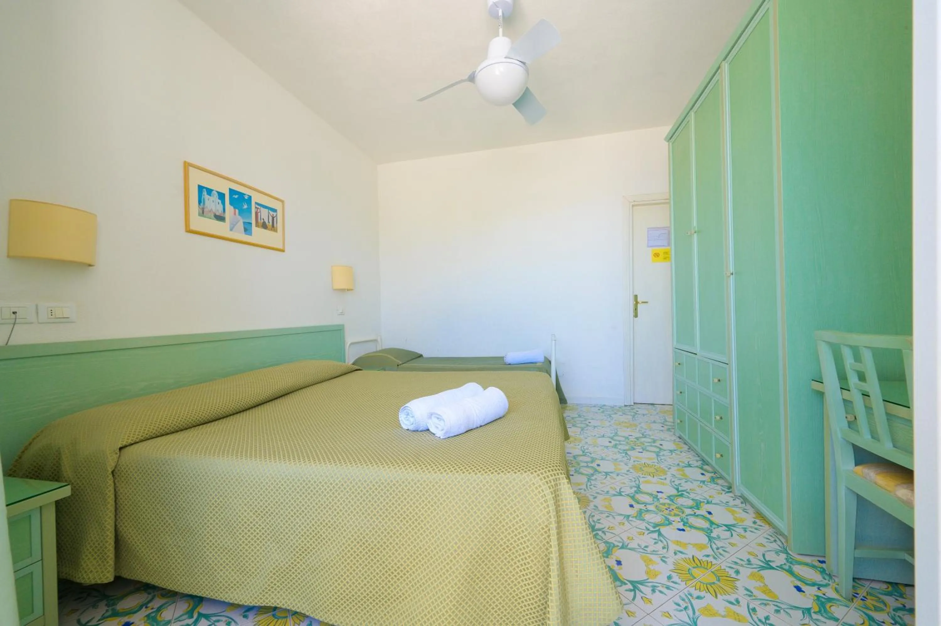 Bed in Hotel Parco Cartaromana