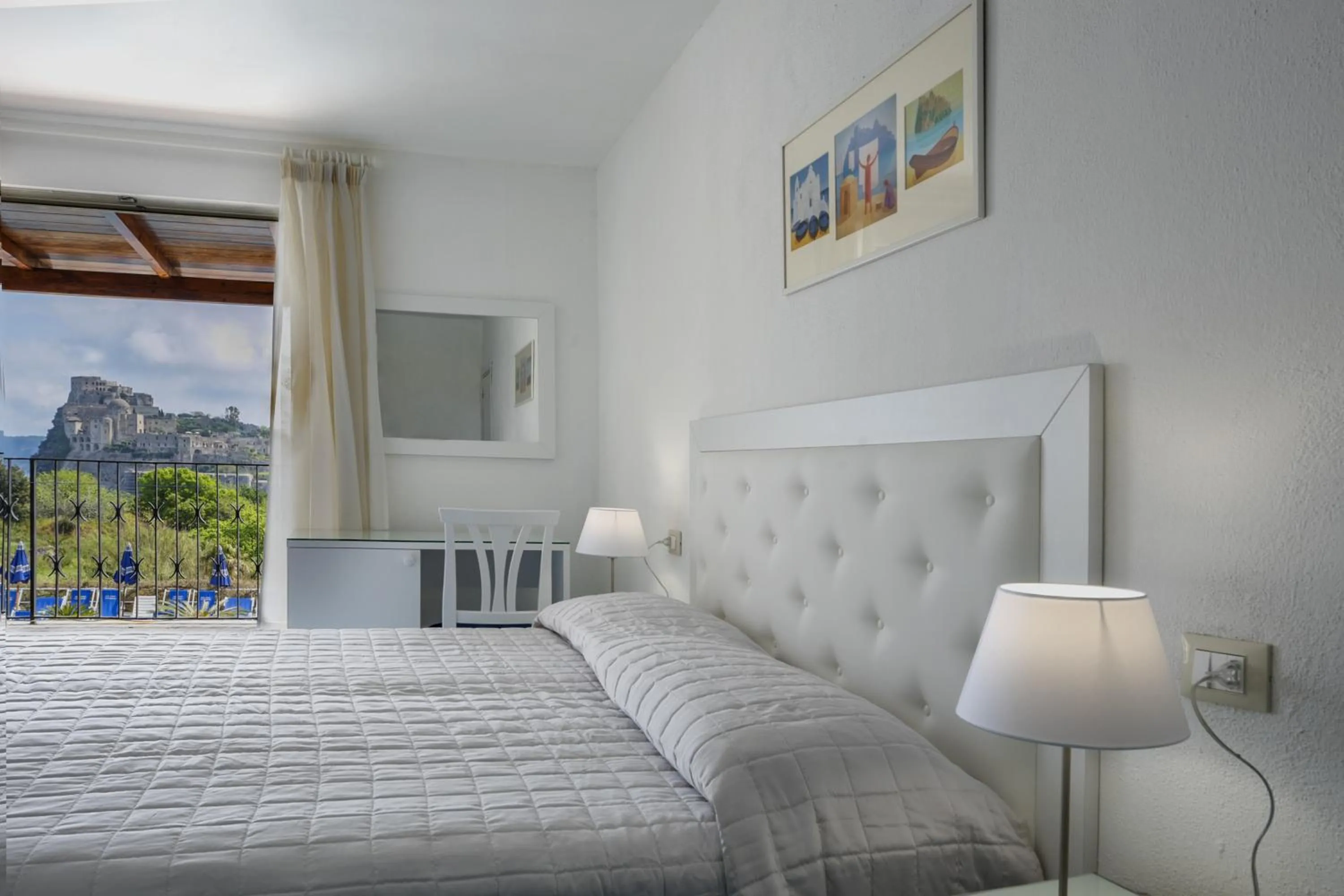 Bed in Hotel Parco Cartaromana