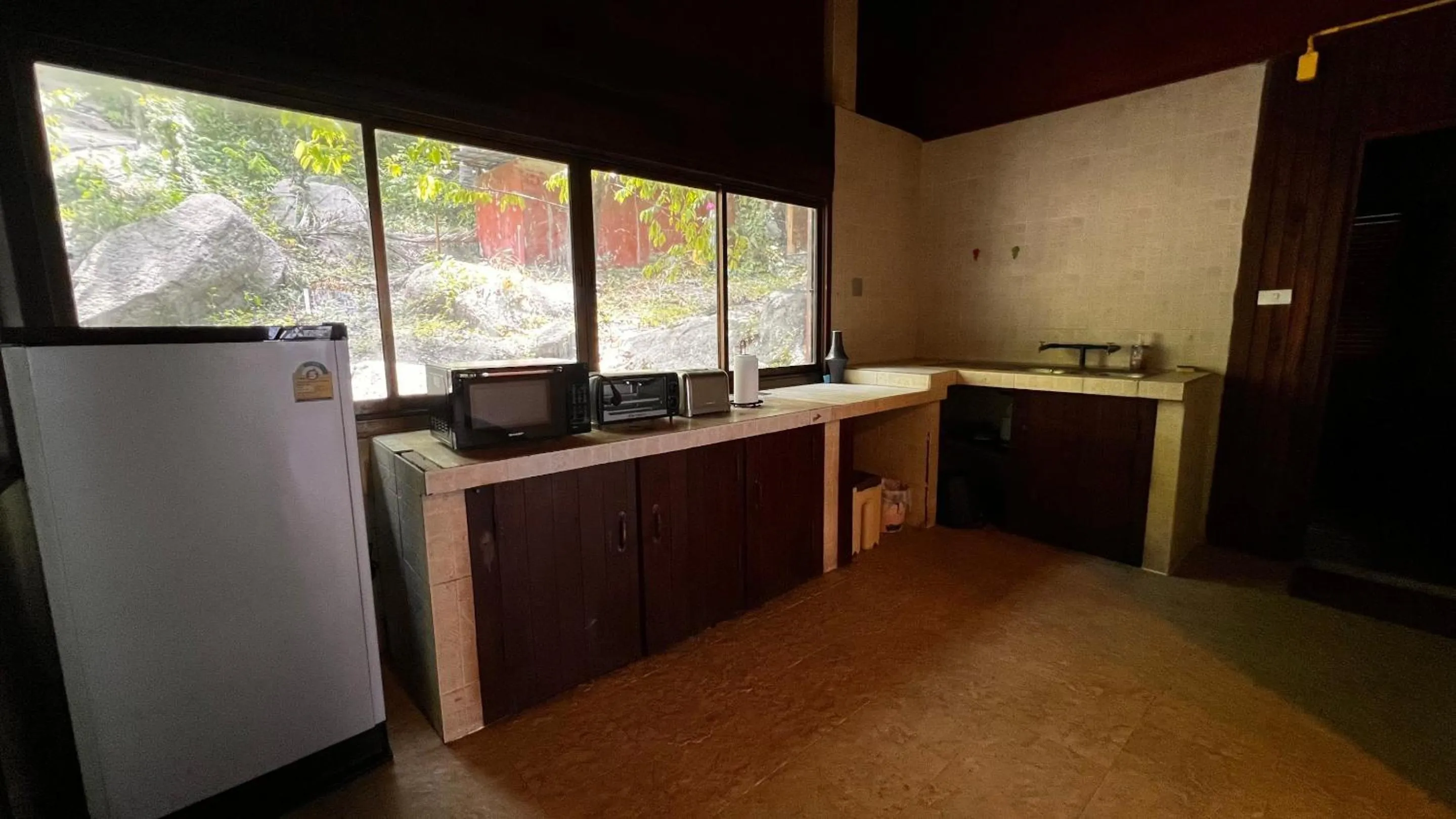 kitchen in Kawarin Secret Hut Hotel and Resort