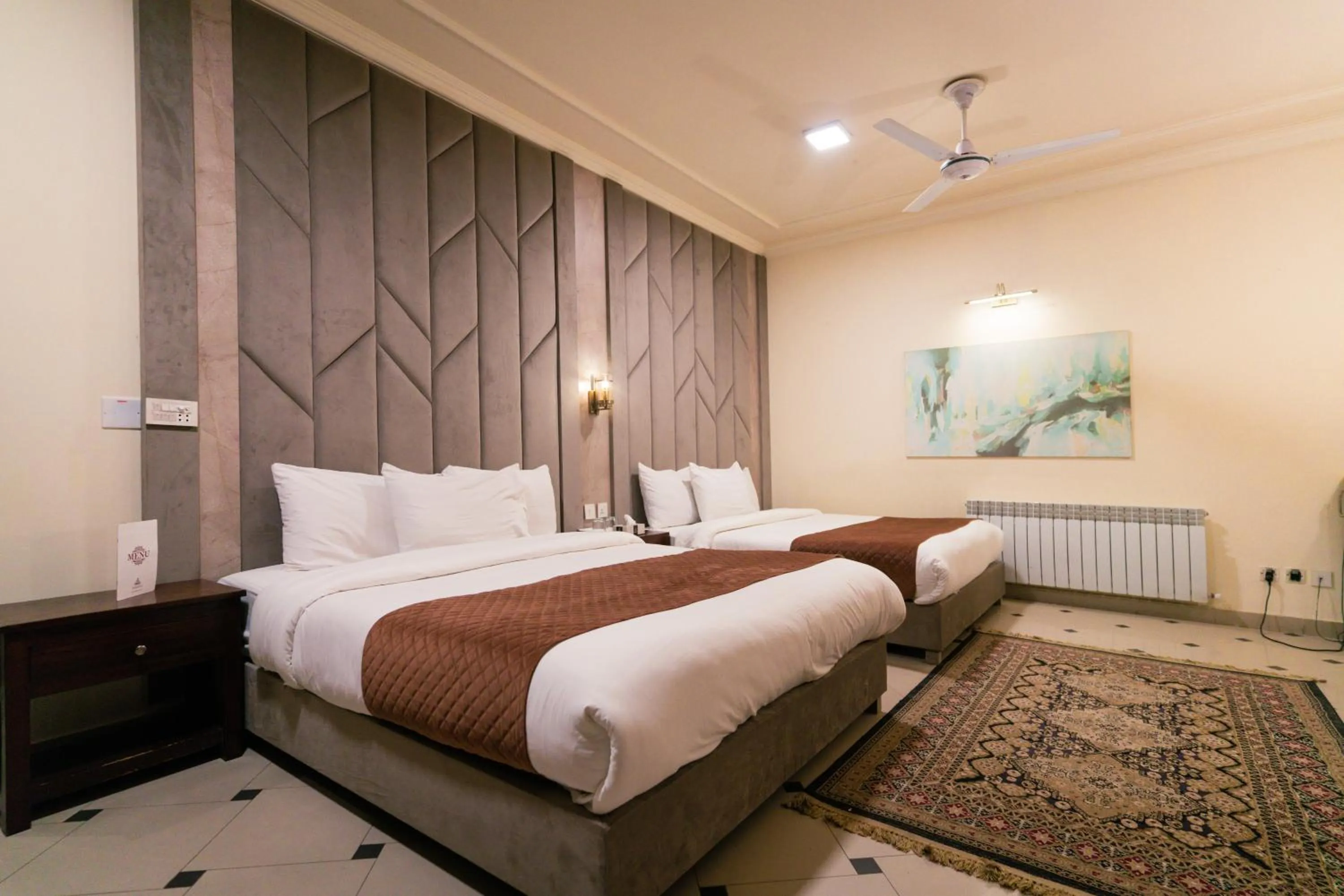 Bed in Shelton's Rezidor Islamabad
