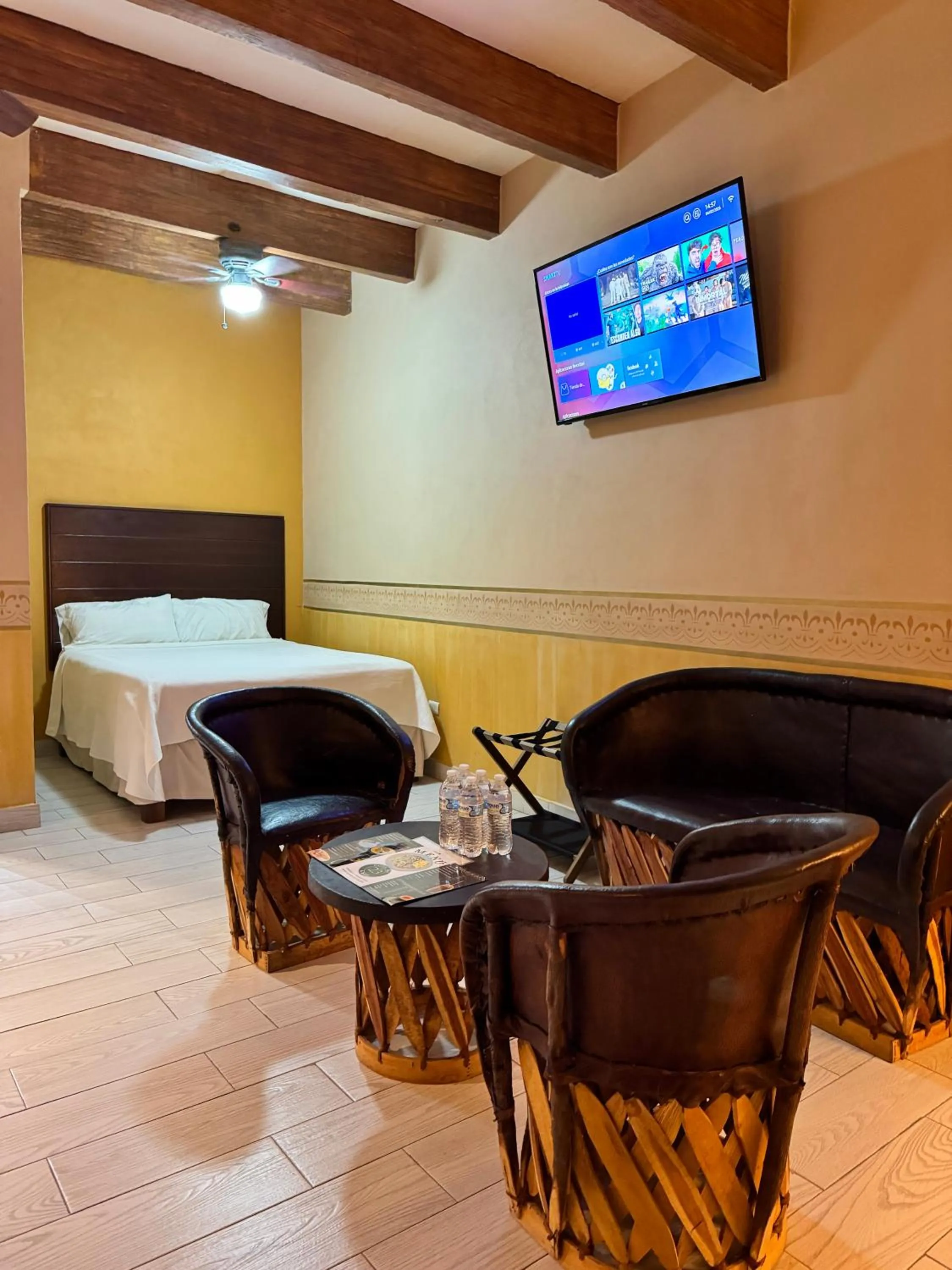 Bed in Hotel Real de los Alamos