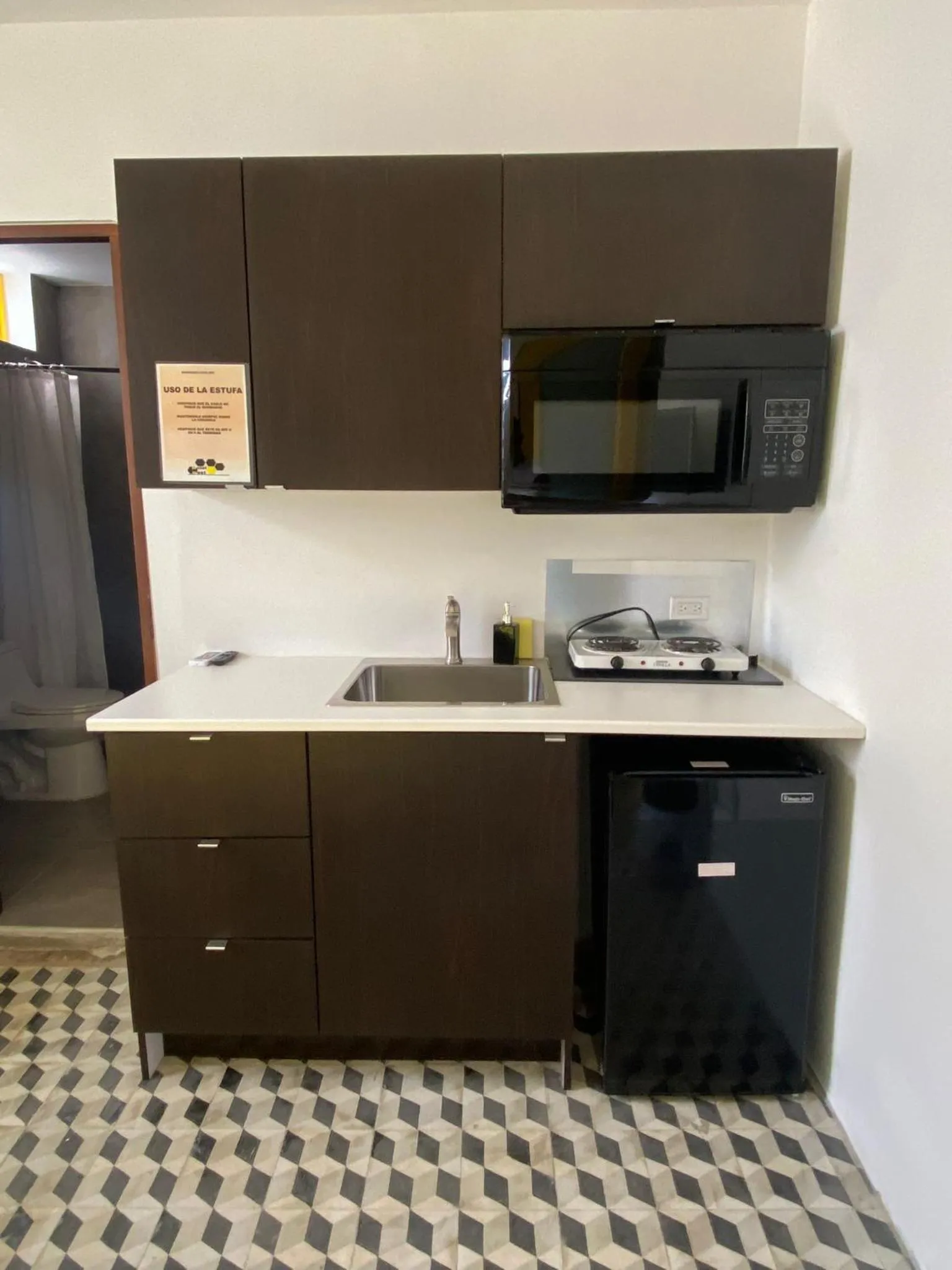 Kitchen or kitchenette in Hotel Nest
