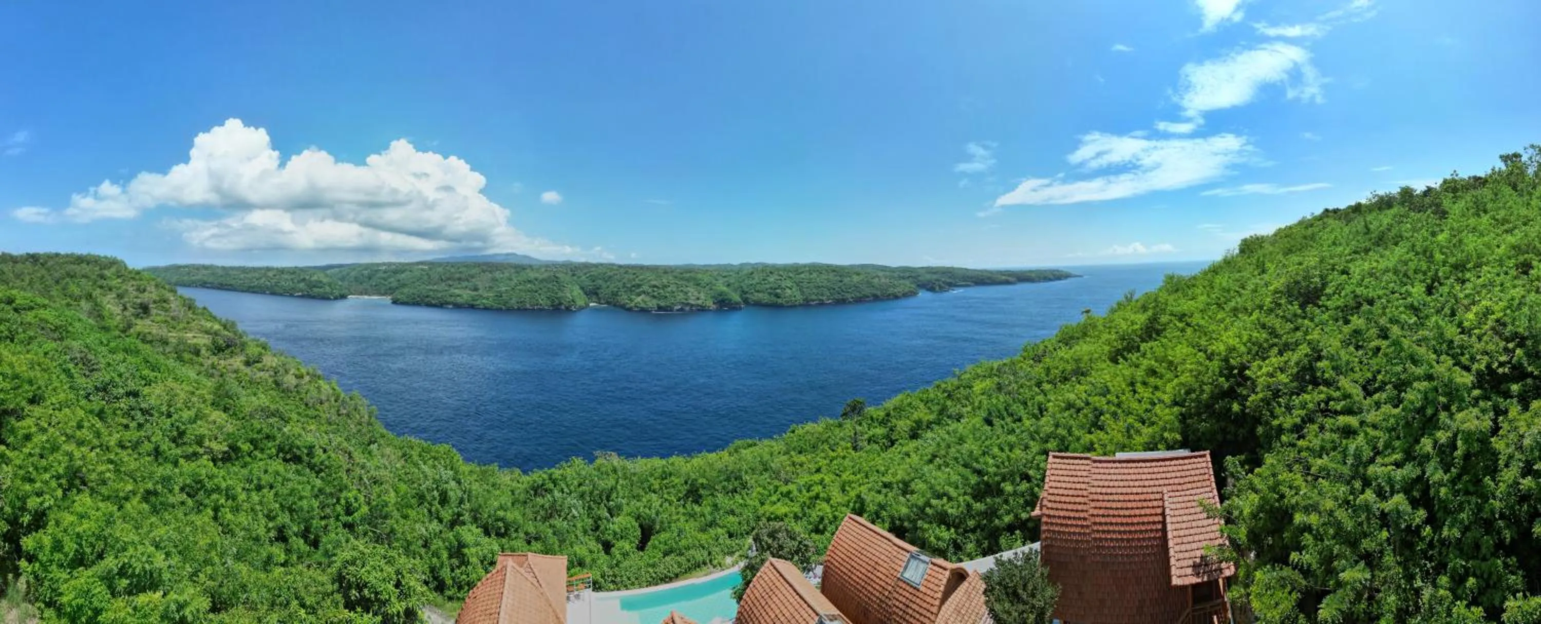 Sea view in Butterfly Villas Nusa Ceningan