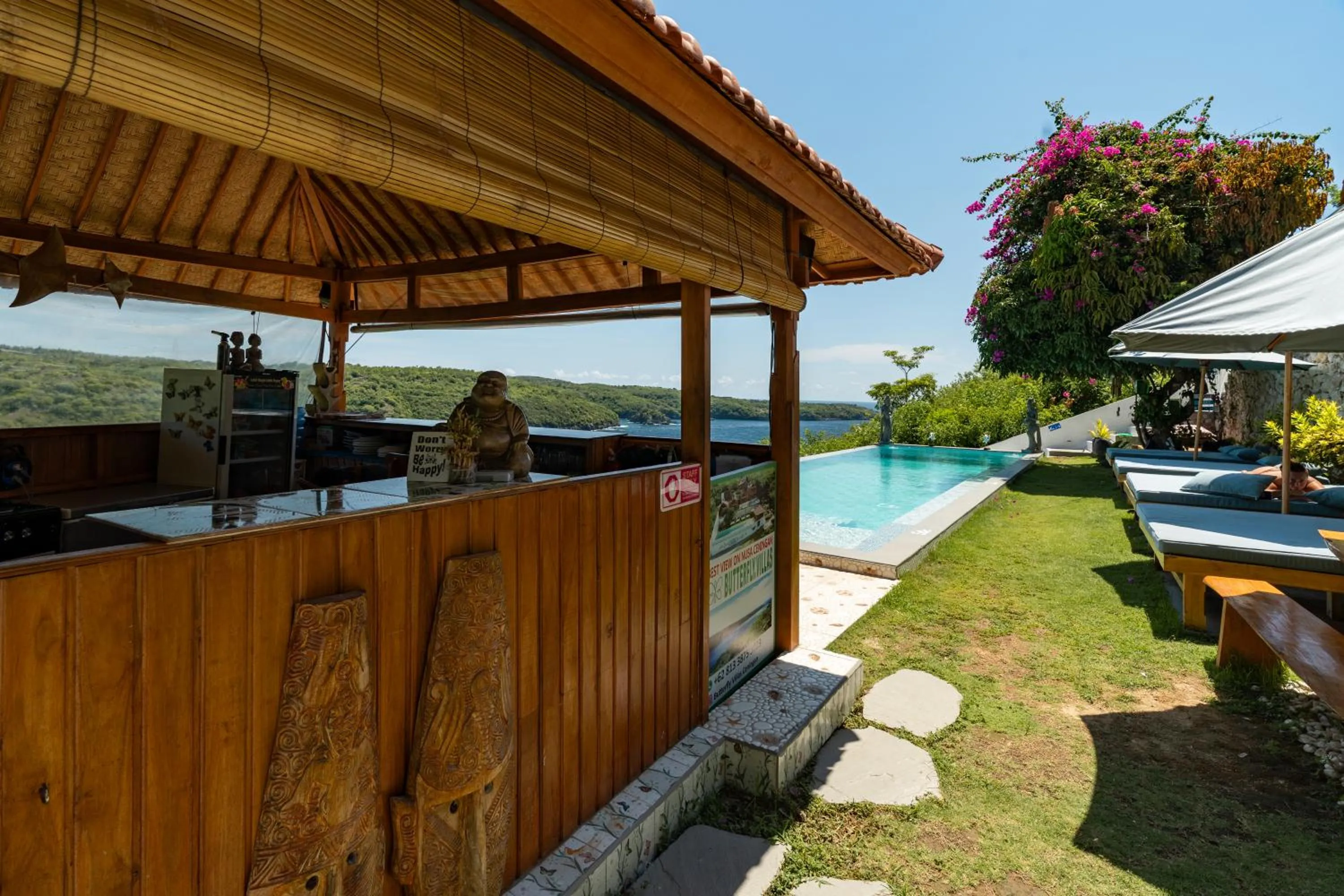 Natural landscape in Butterfly Villas Nusa Ceningan