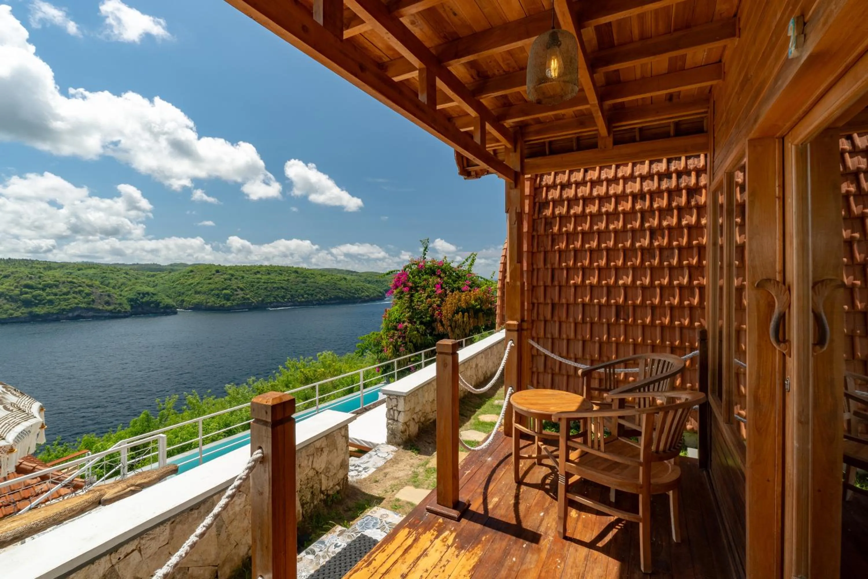 Patio in Butterfly Villas Nusa Ceningan