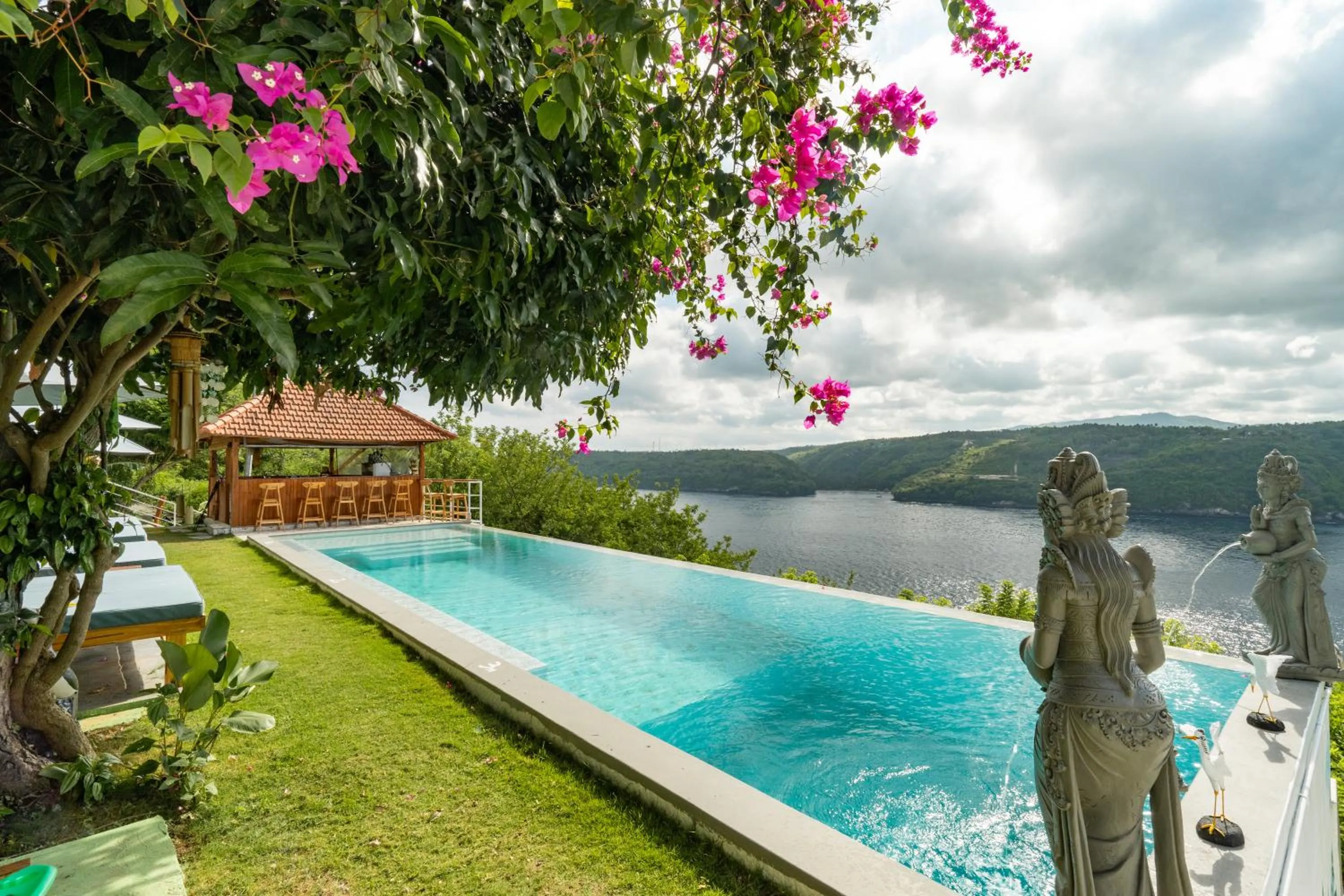 Garden in Butterfly Villas Nusa Ceningan