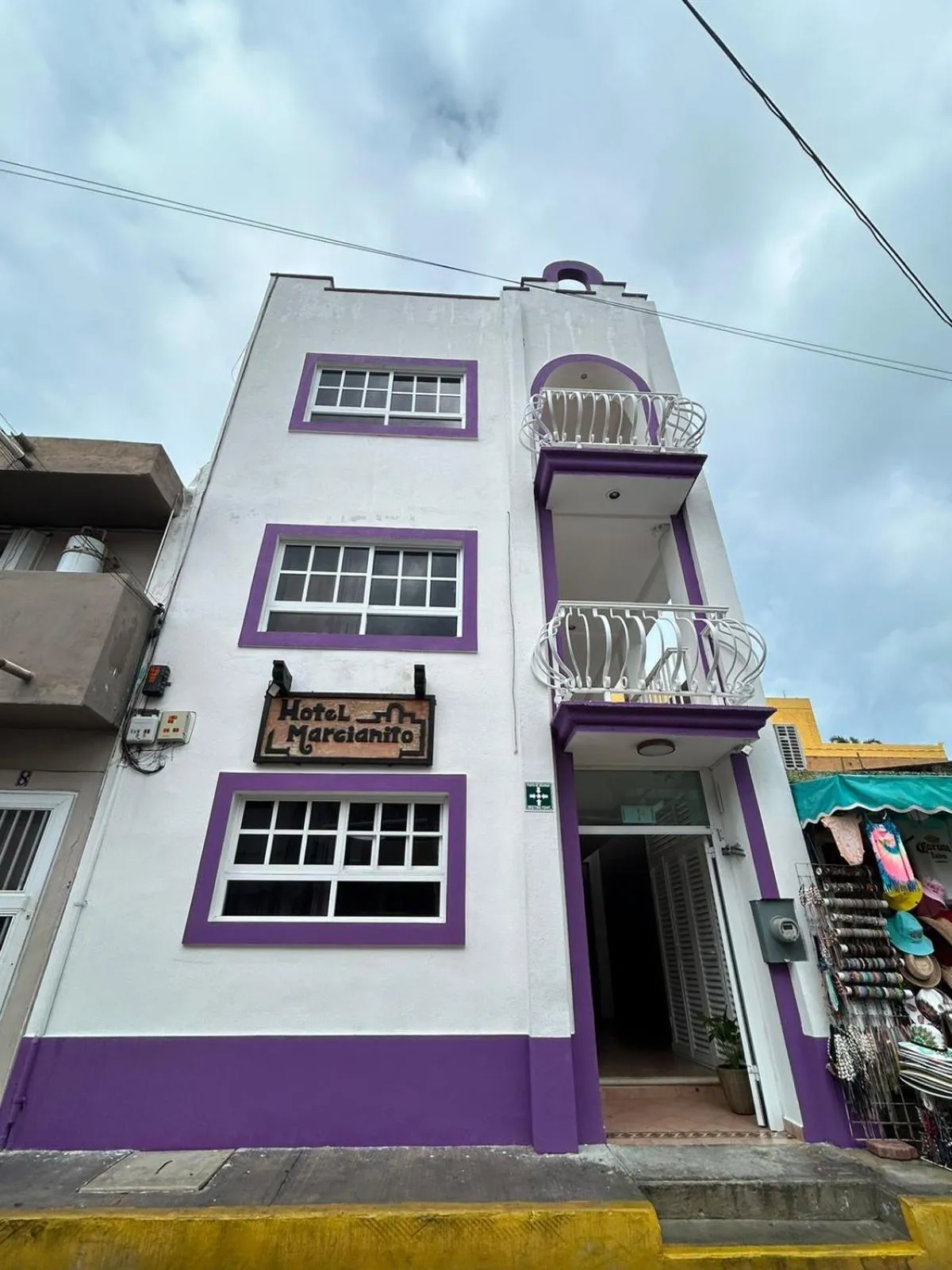 Property building in Hotel Marcianito