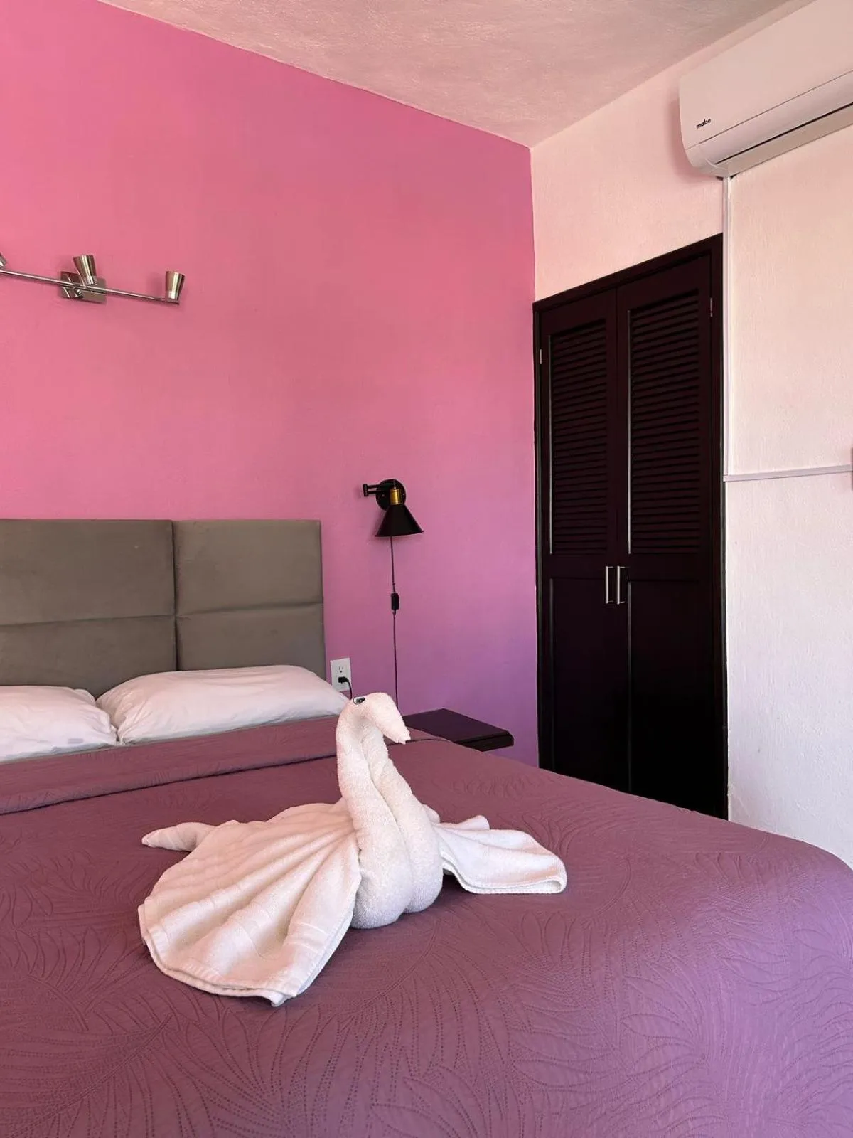 Bed in Hotel Marcianito