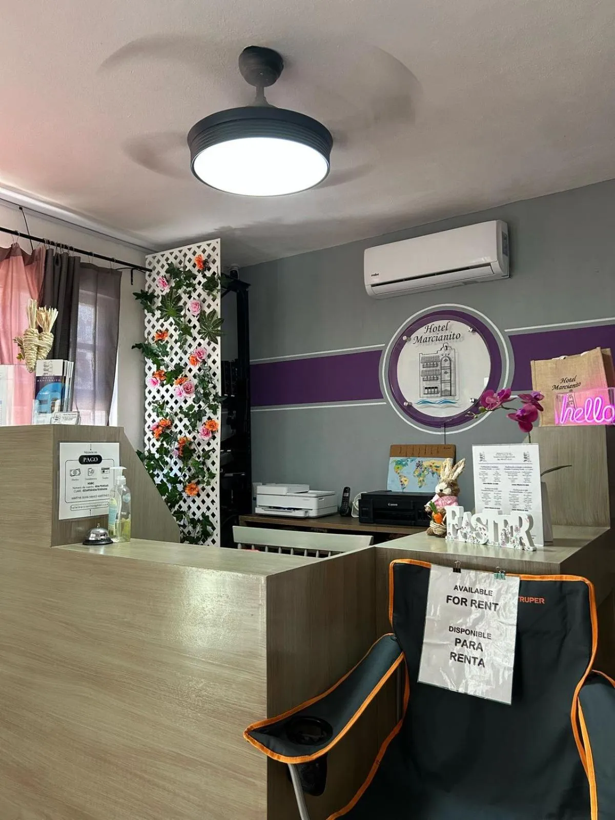 Lobby or reception in Hotel Marcianito