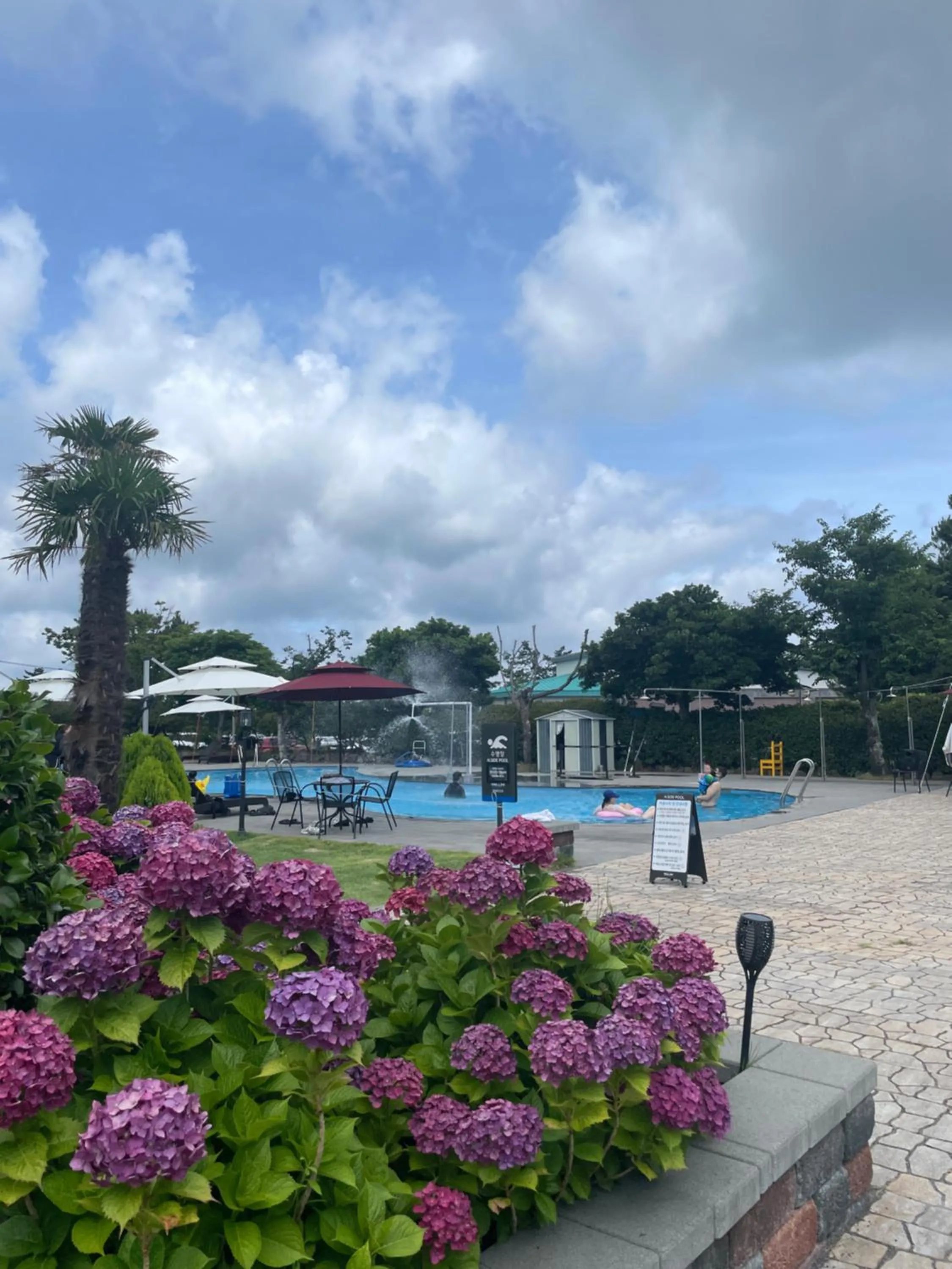 Swimming pool in Hallim Resort