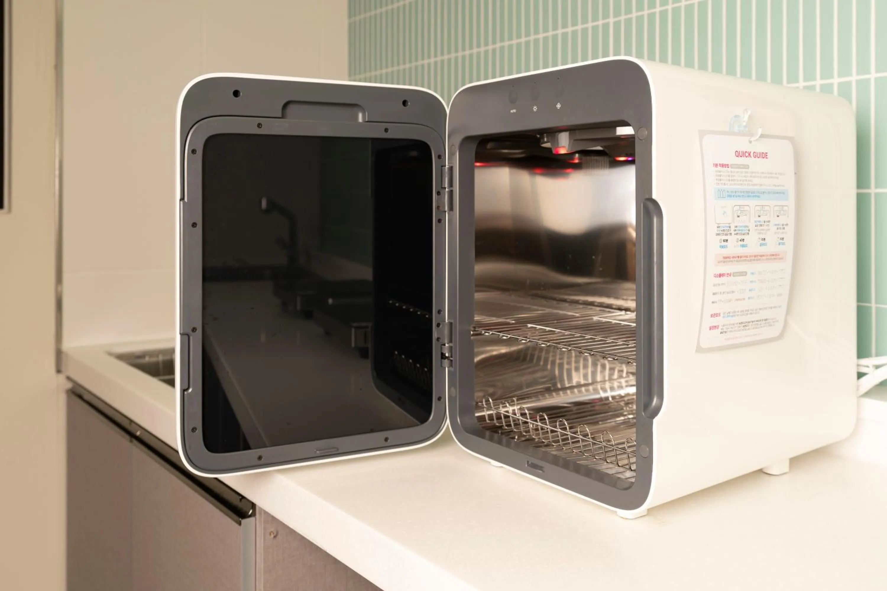 Communal kitchen in Hallim Resort