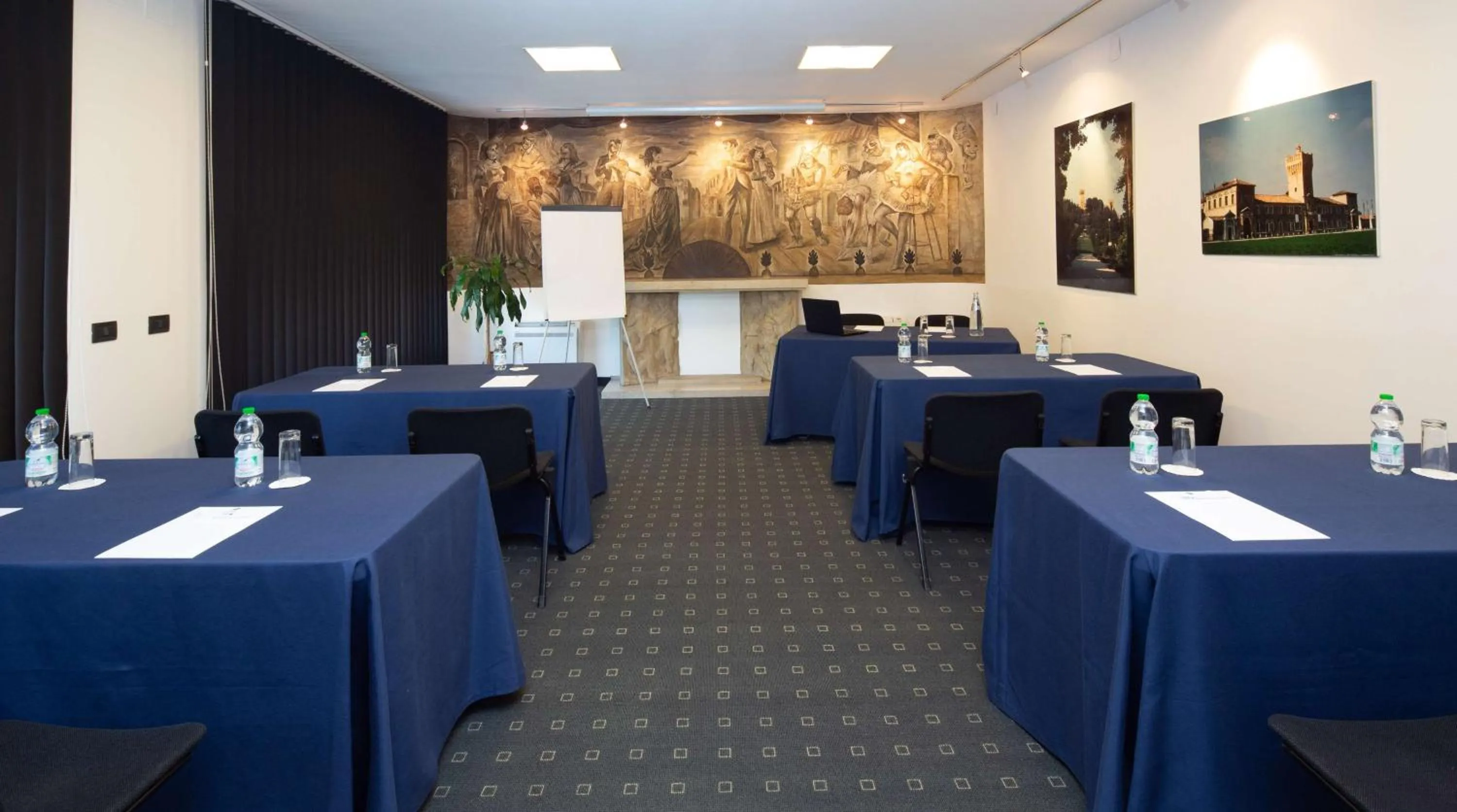 On site in Best Western Hotel Biri