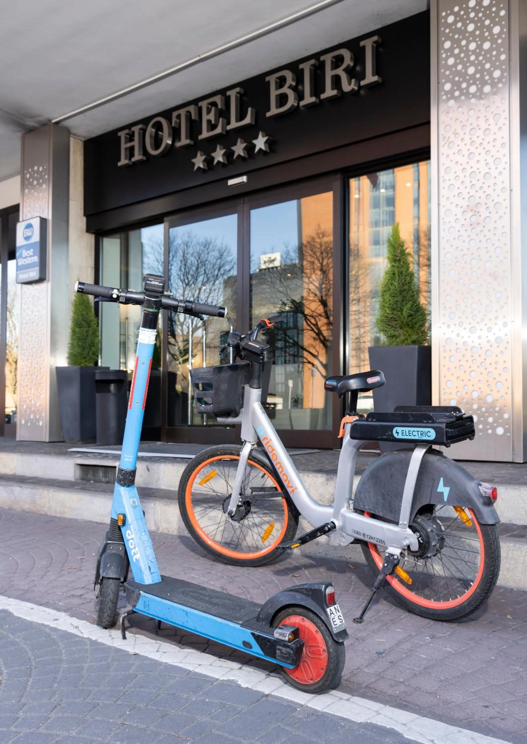 Cycling in Best Western Hotel Biri