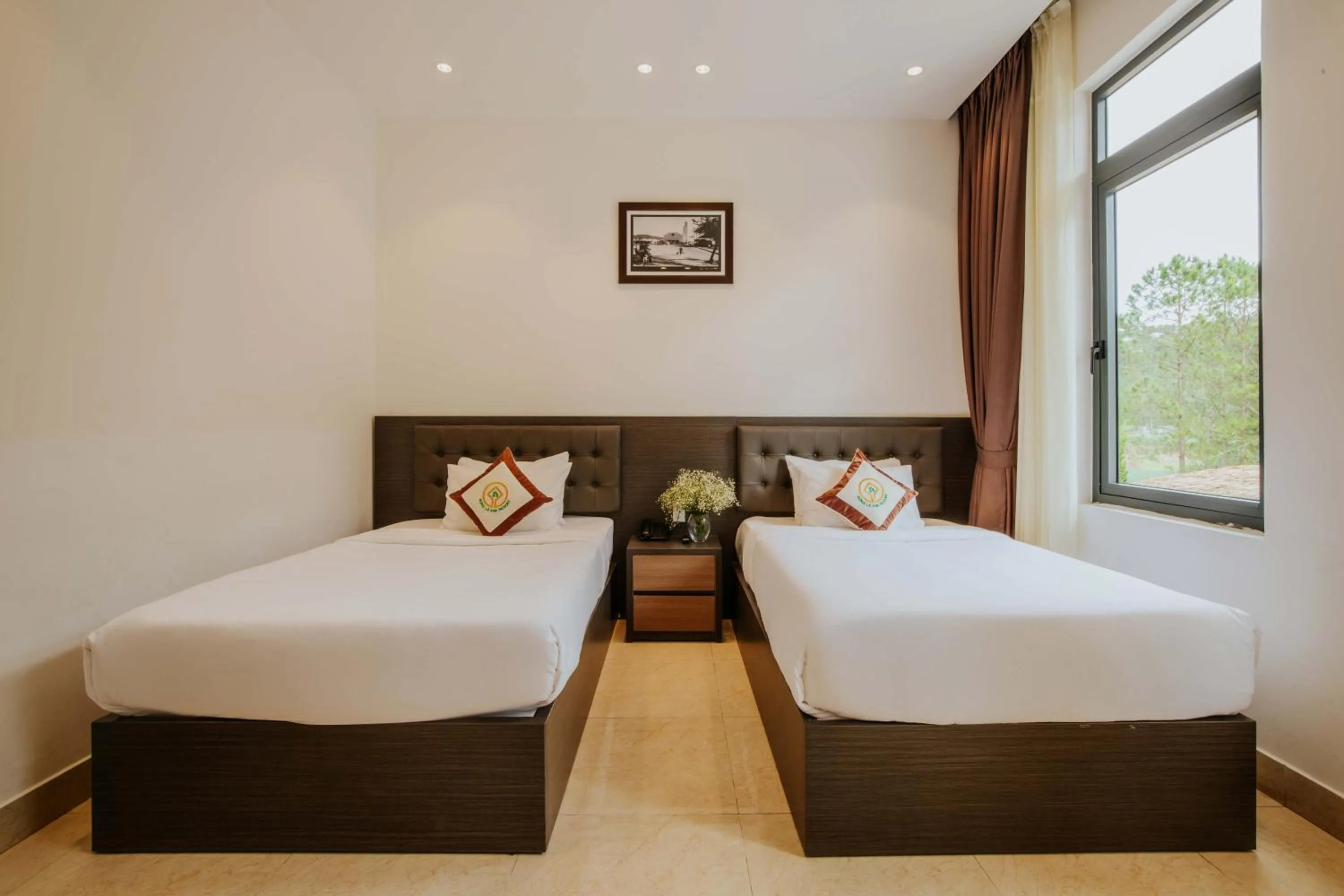 Bed in Rừng Lá Kim Resort