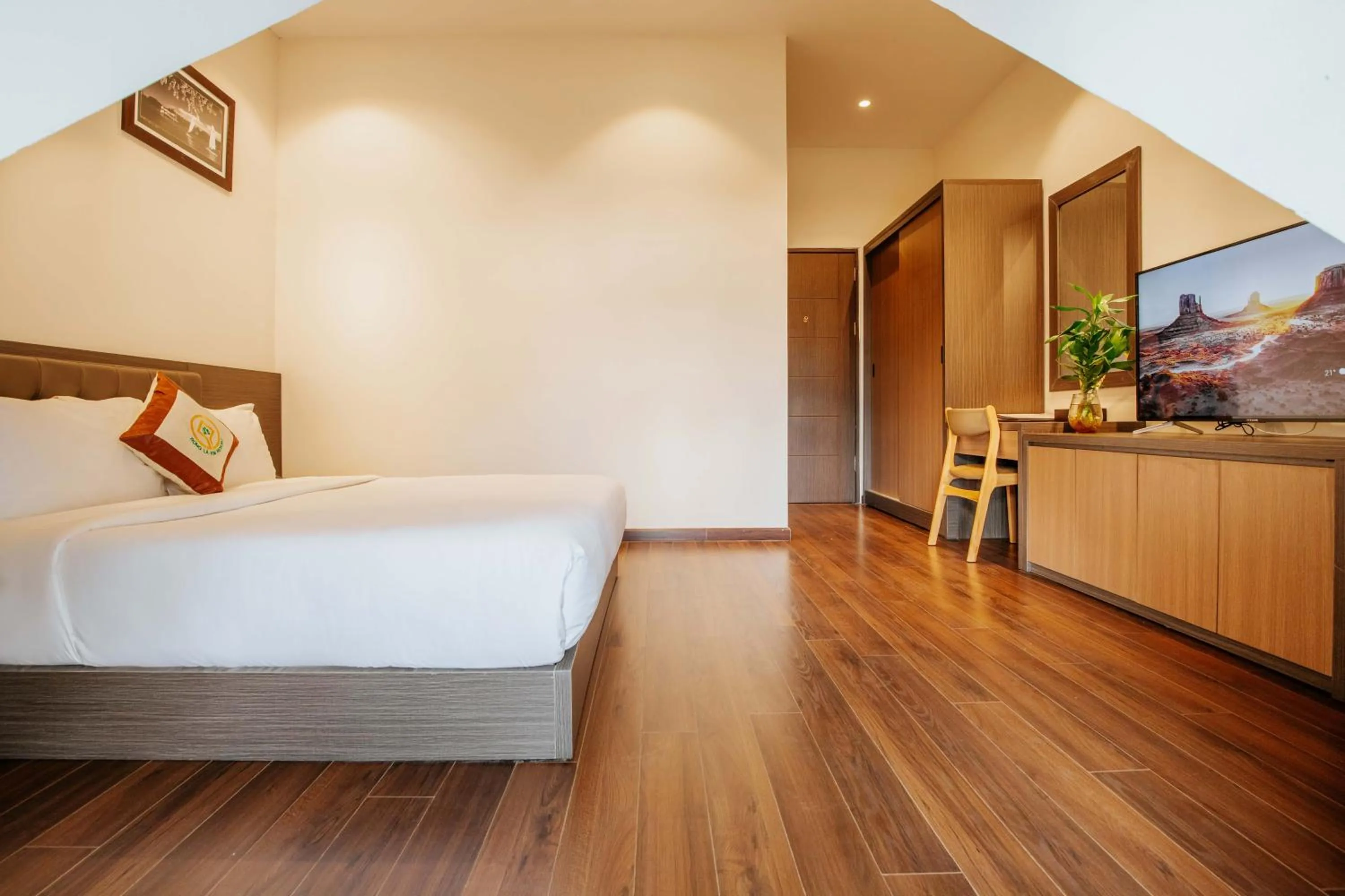 Bed in Rừng Lá Kim Resort