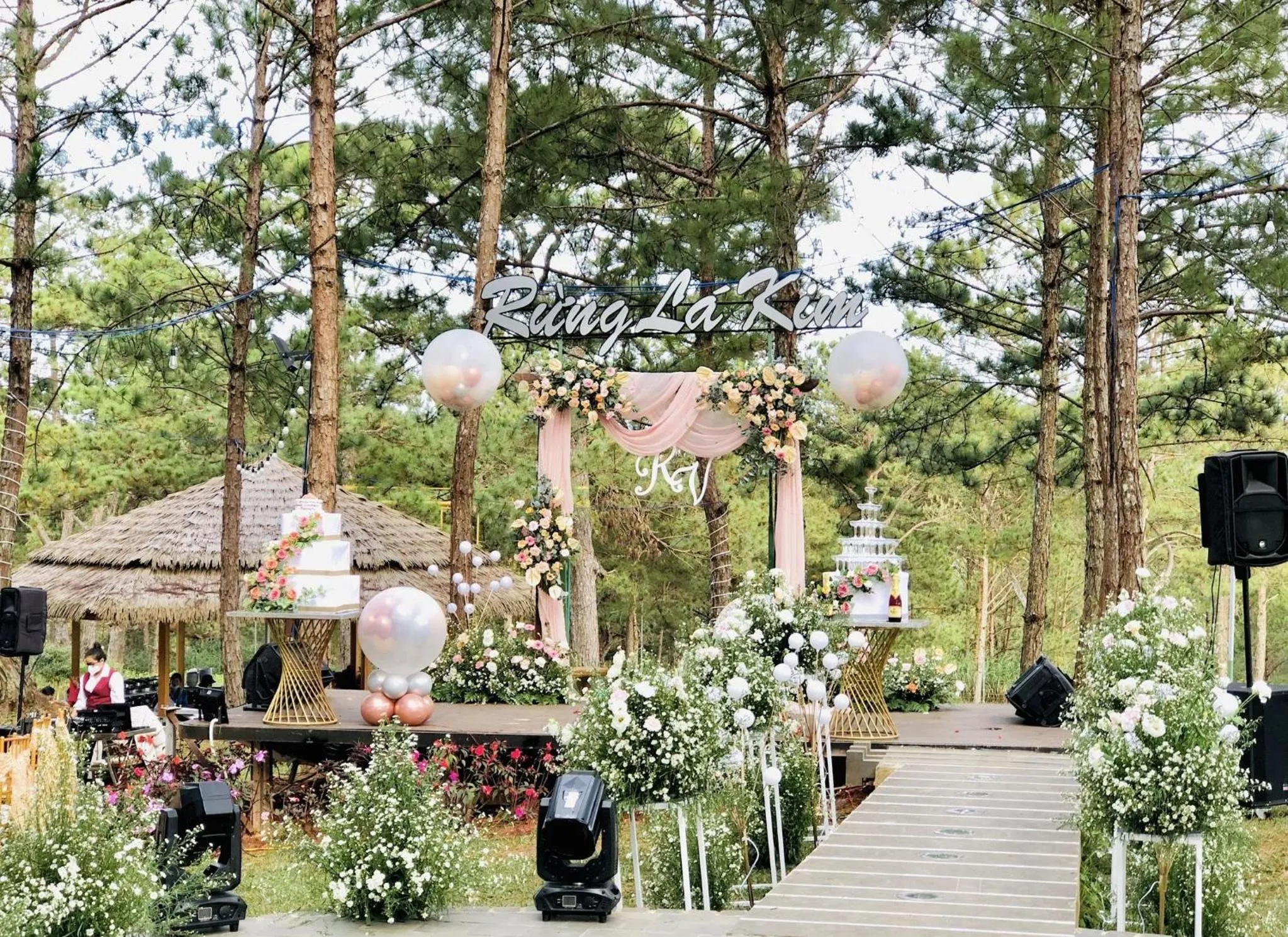 Garden in Rừng Lá Kim Resort