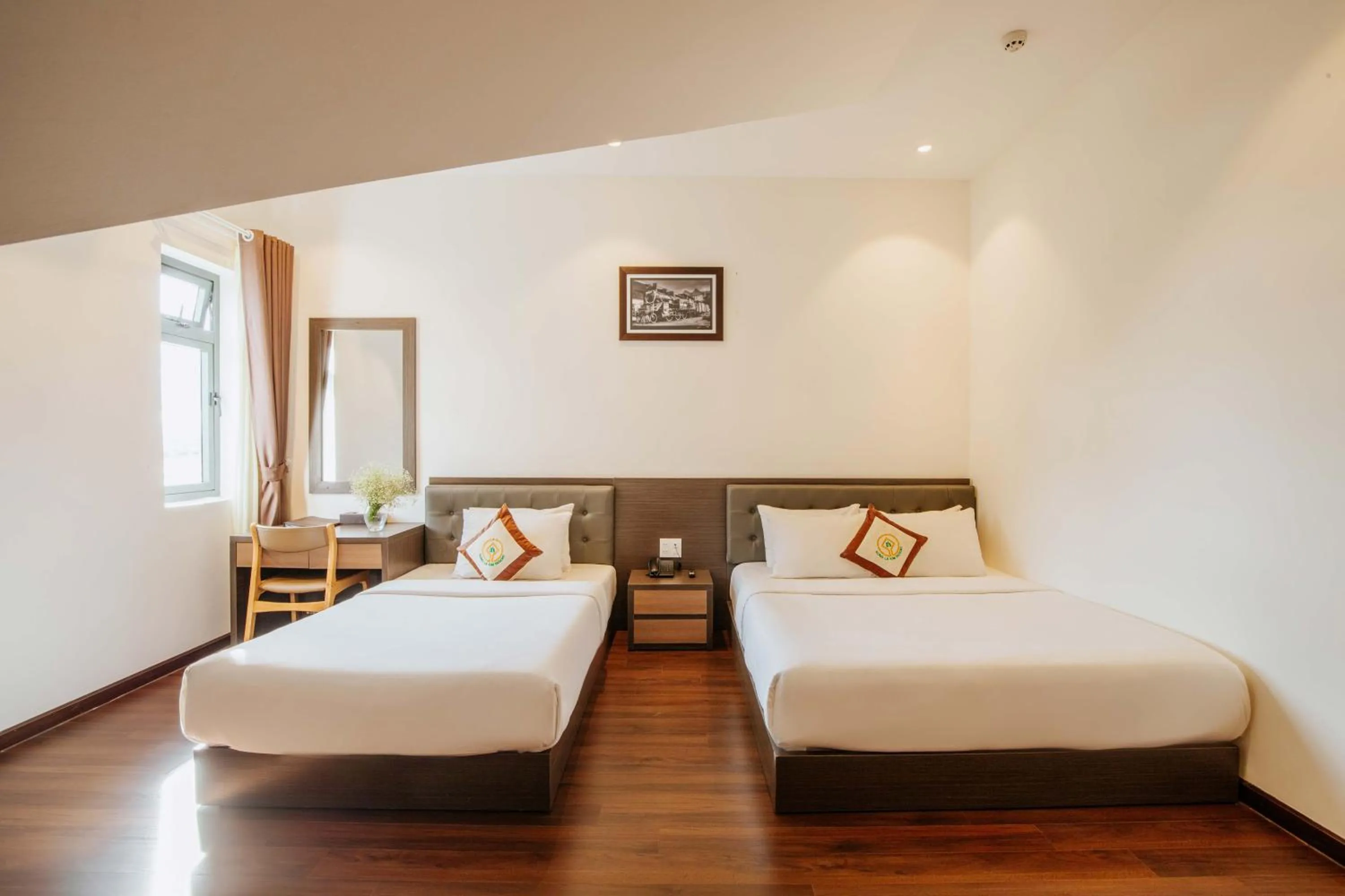 Bed in Rừng Lá Kim Resort