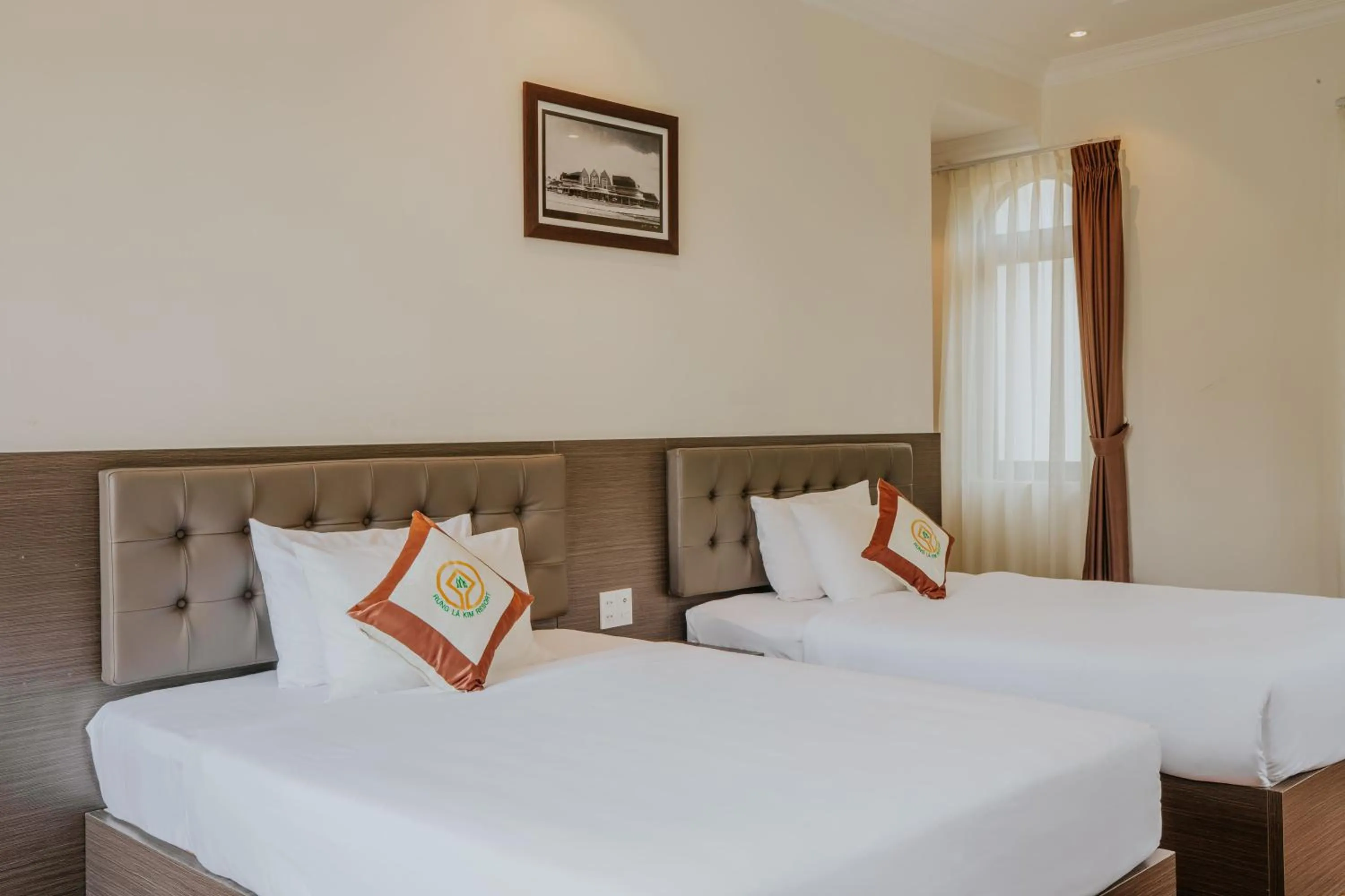 Bed in Rừng Lá Kim Resort