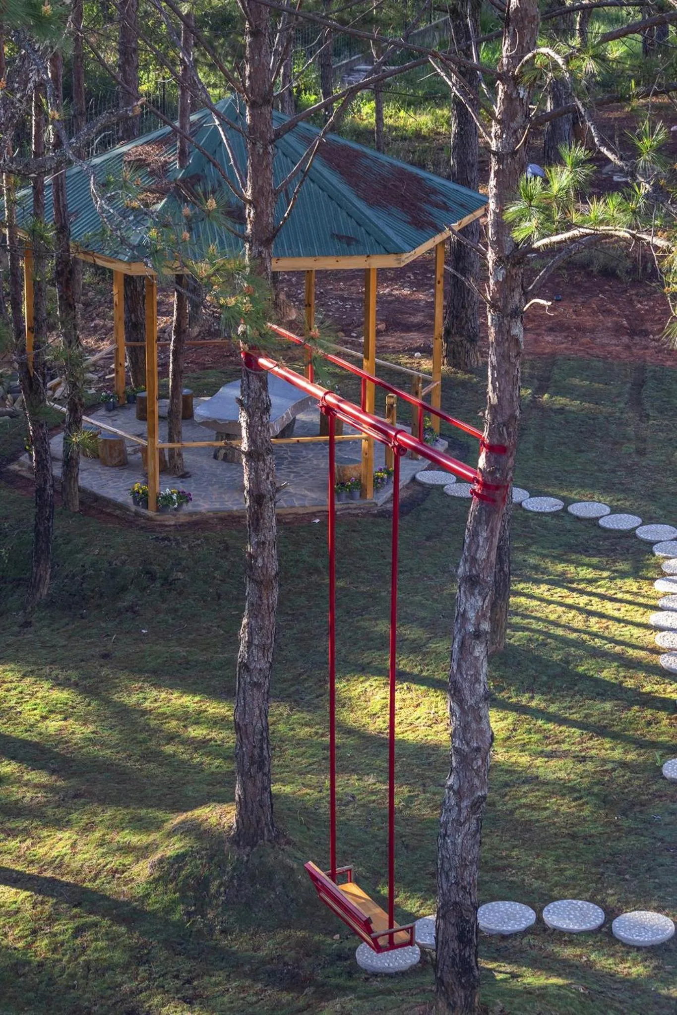 Children play ground in Rừng Lá Kim Resort