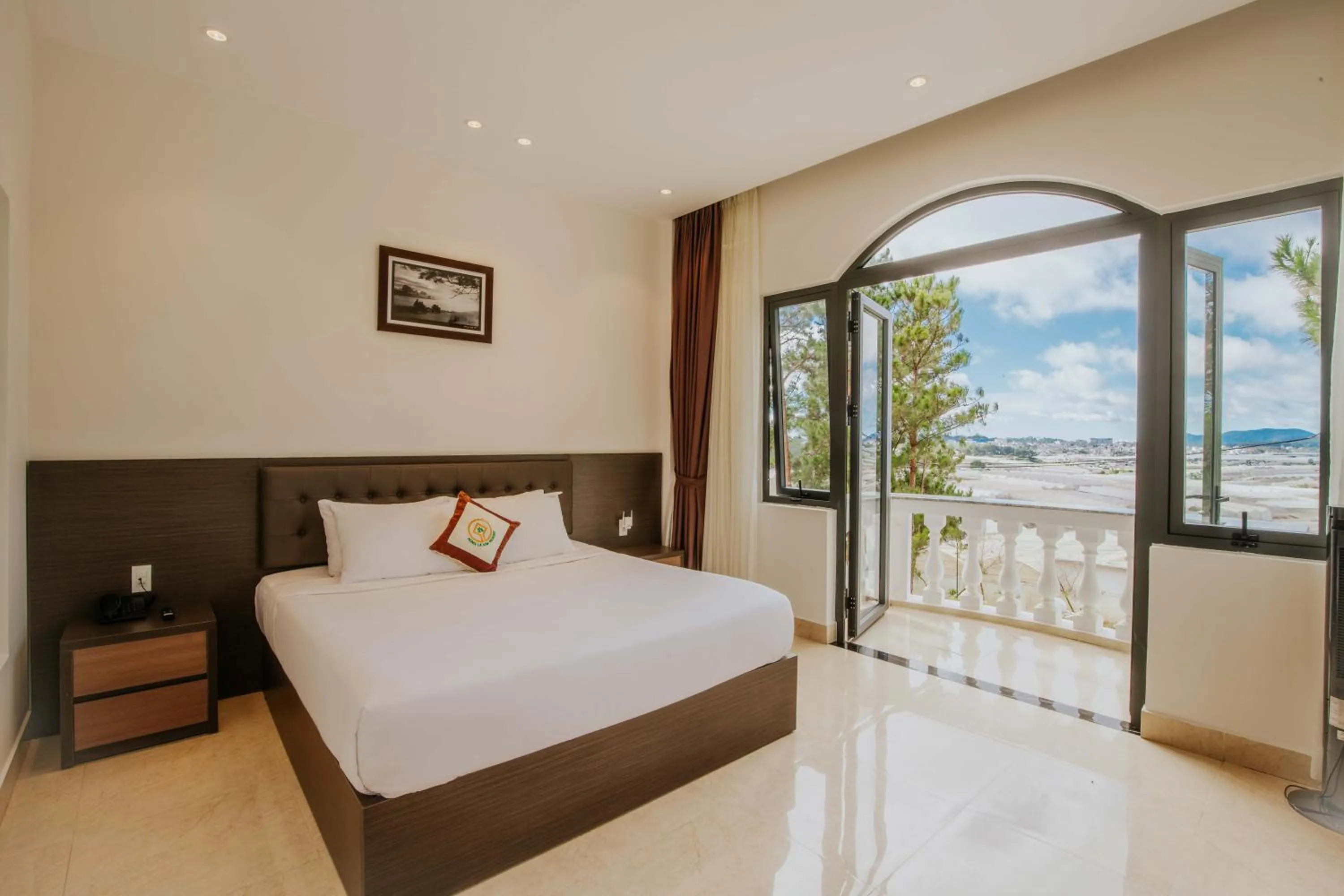 Bed in Rừng Lá Kim Resort