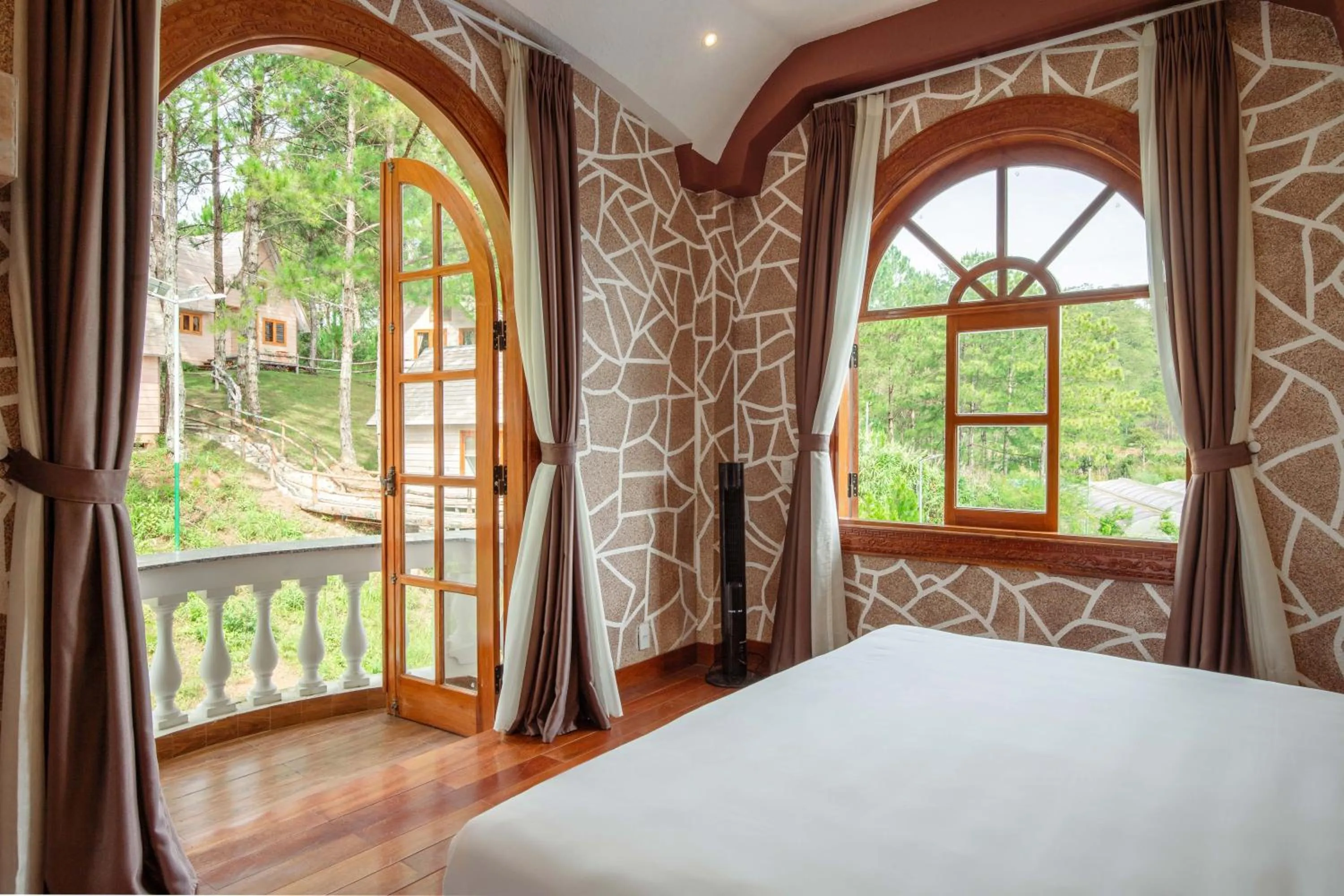 Bed in Rừng Lá Kim Resort