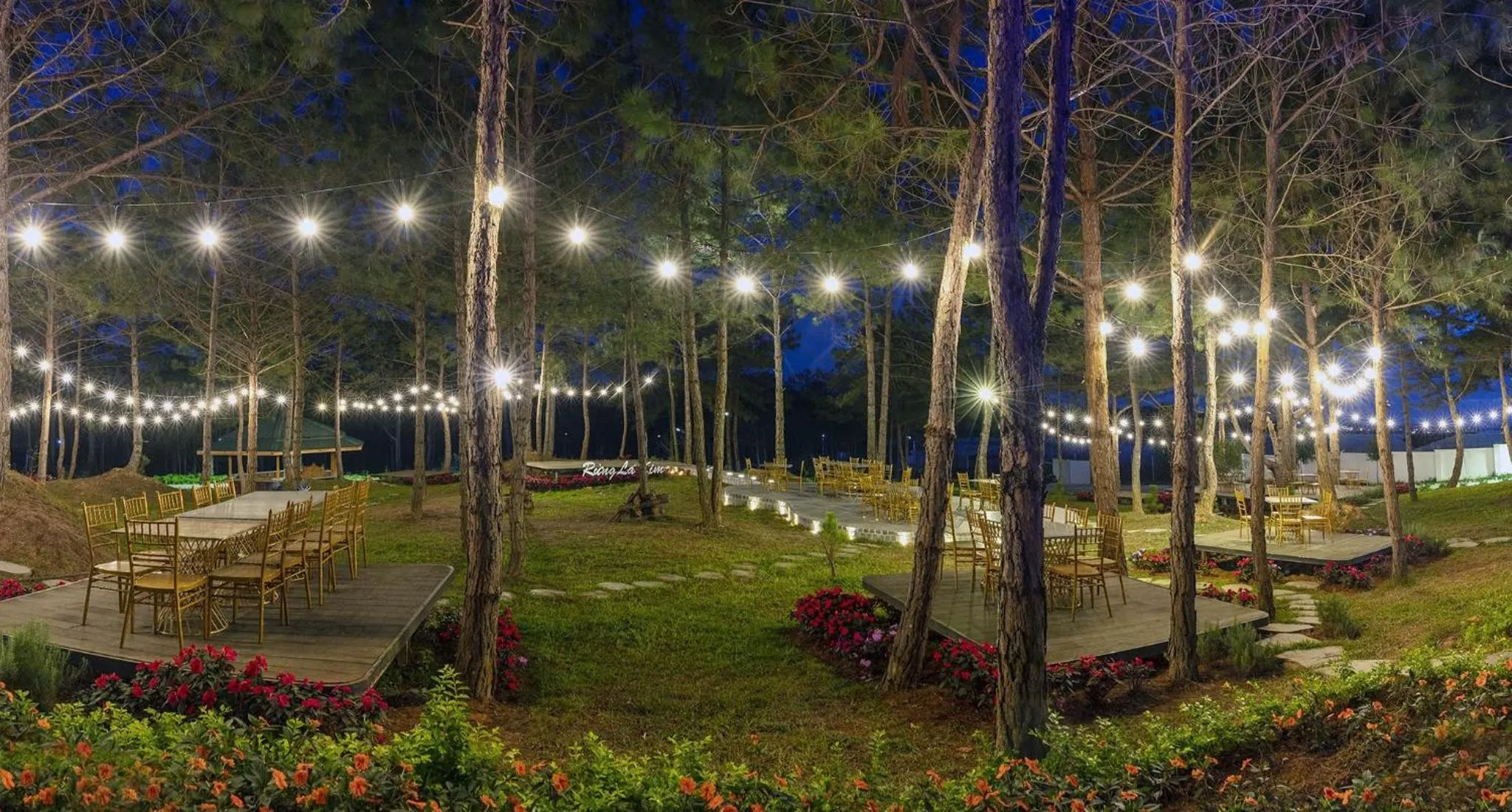 Night in Rừng Lá Kim Resort