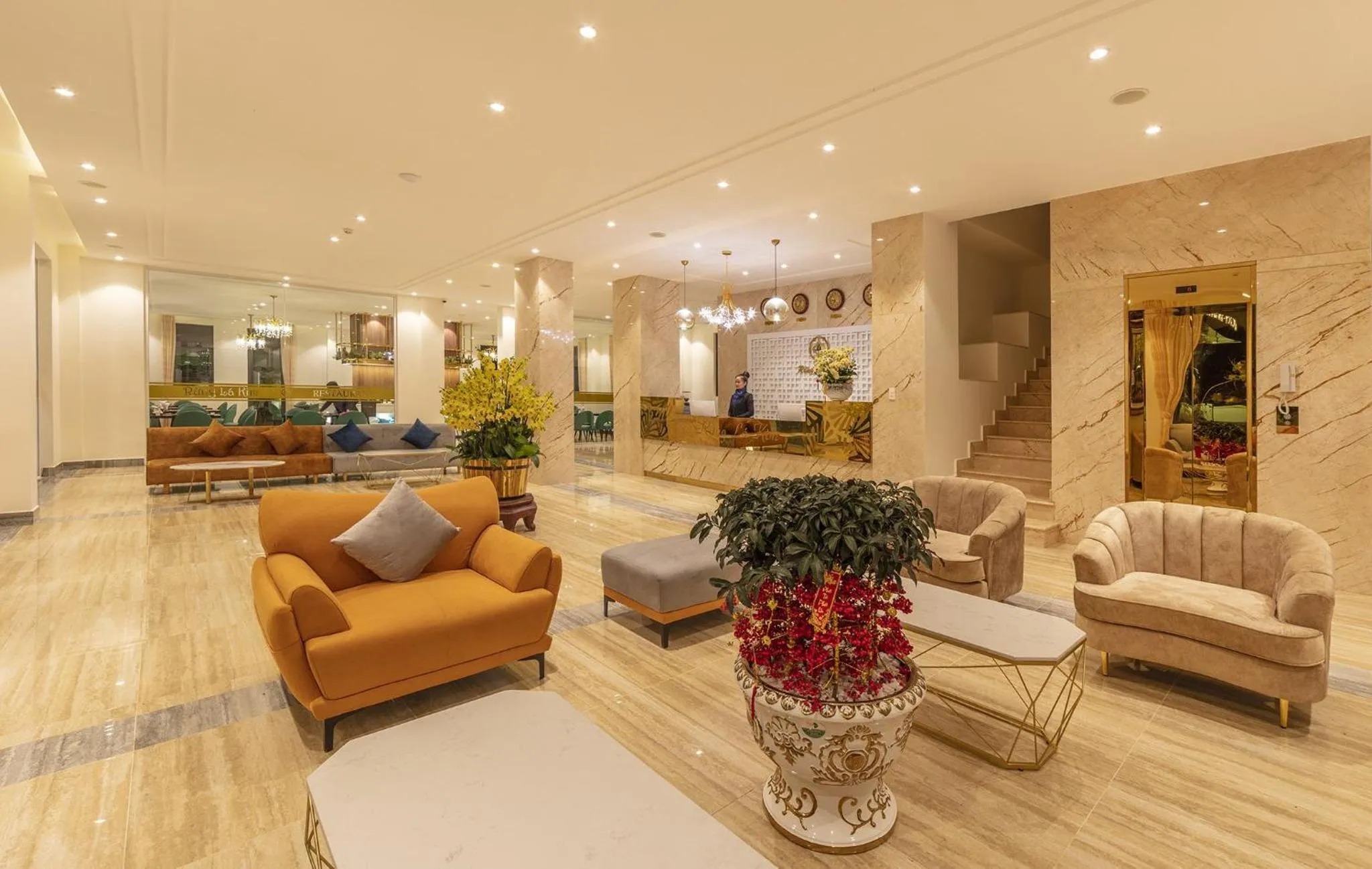 Lobby or reception in Rừng Lá Kim Resort