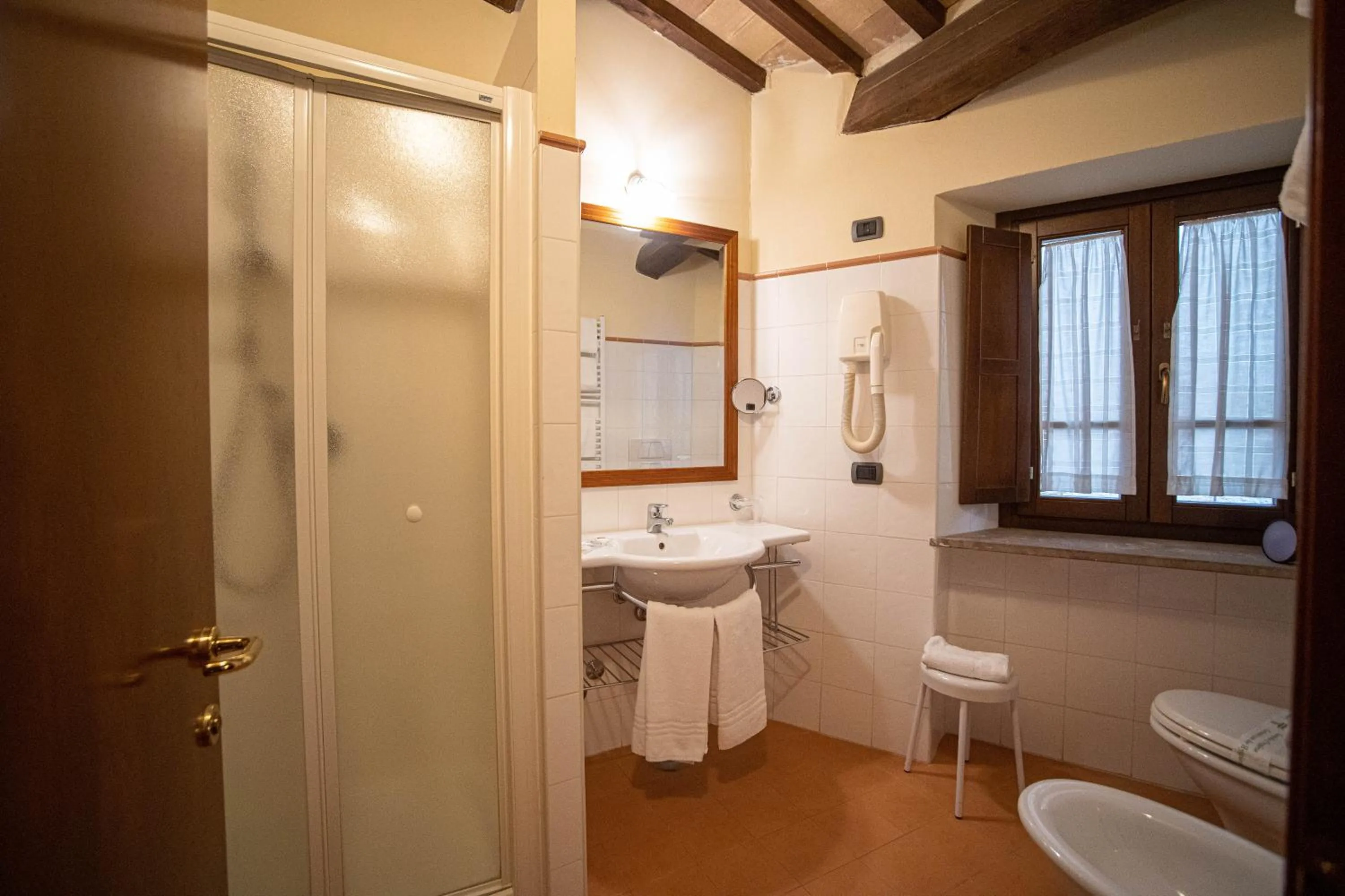 Shower in Relais La Corte di Bettona