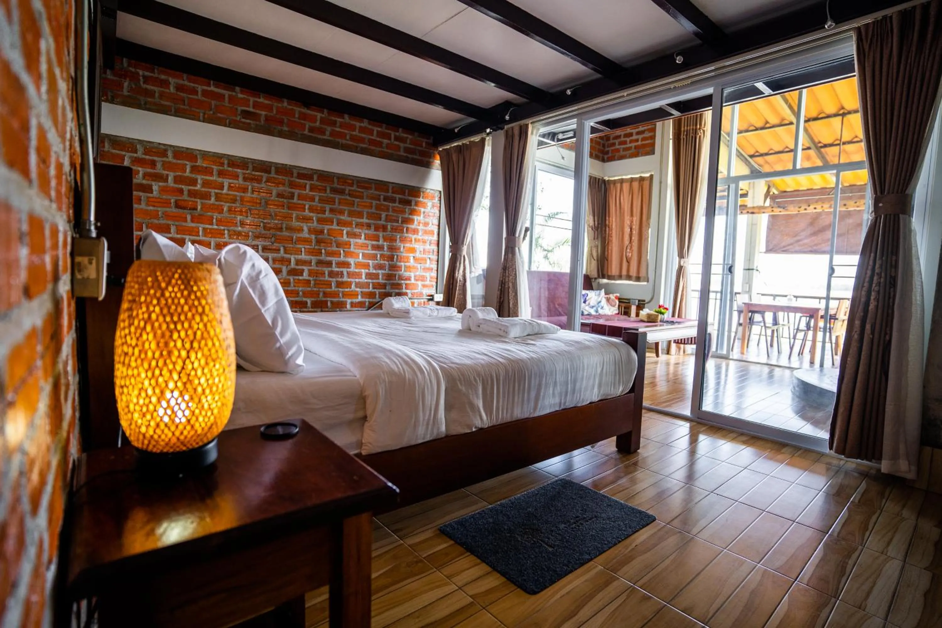 Bedroom, Bed in Nakorn River View