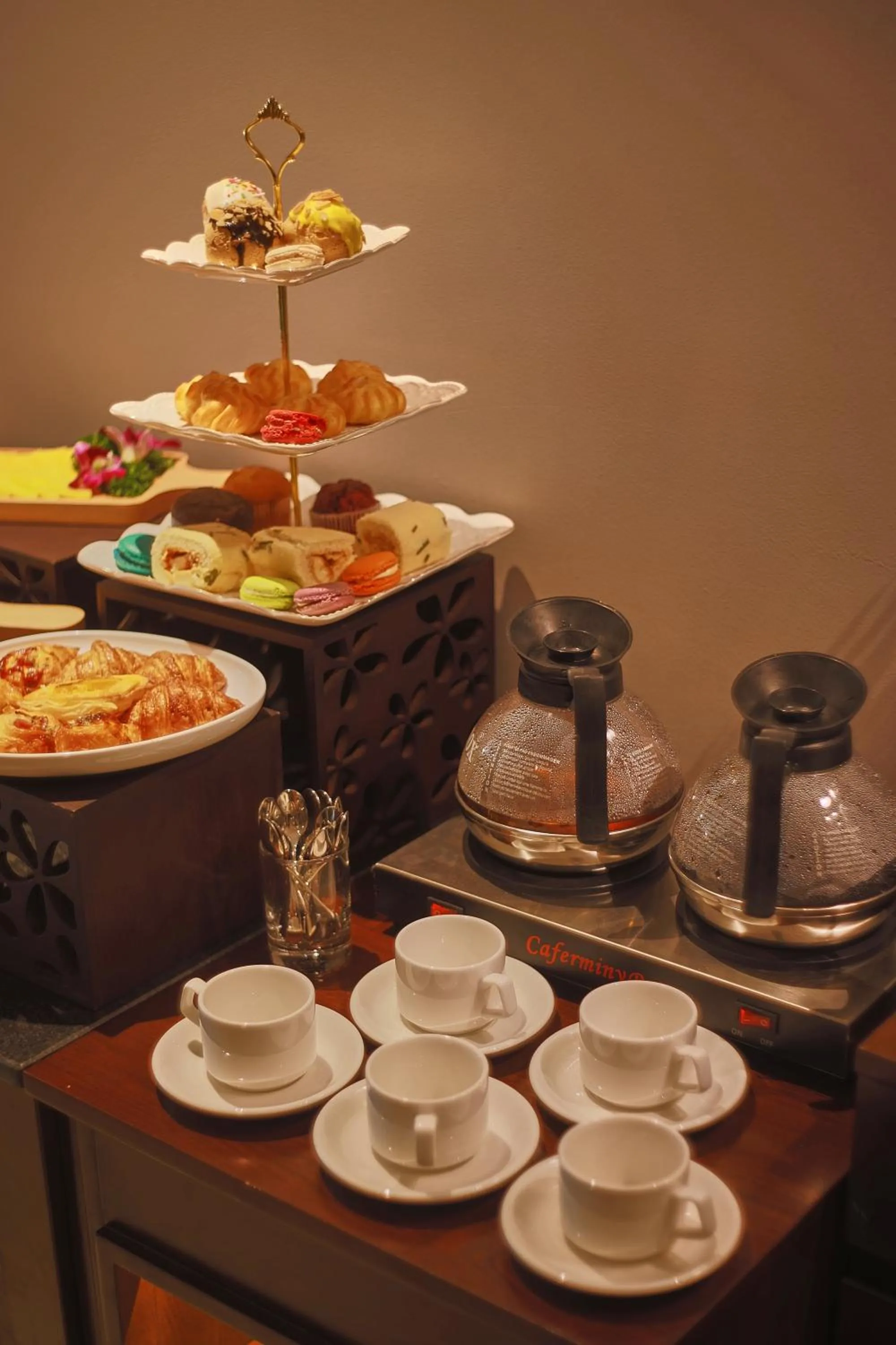 Buffet breakfast in CHERRY BOUTIQUE HOTEL