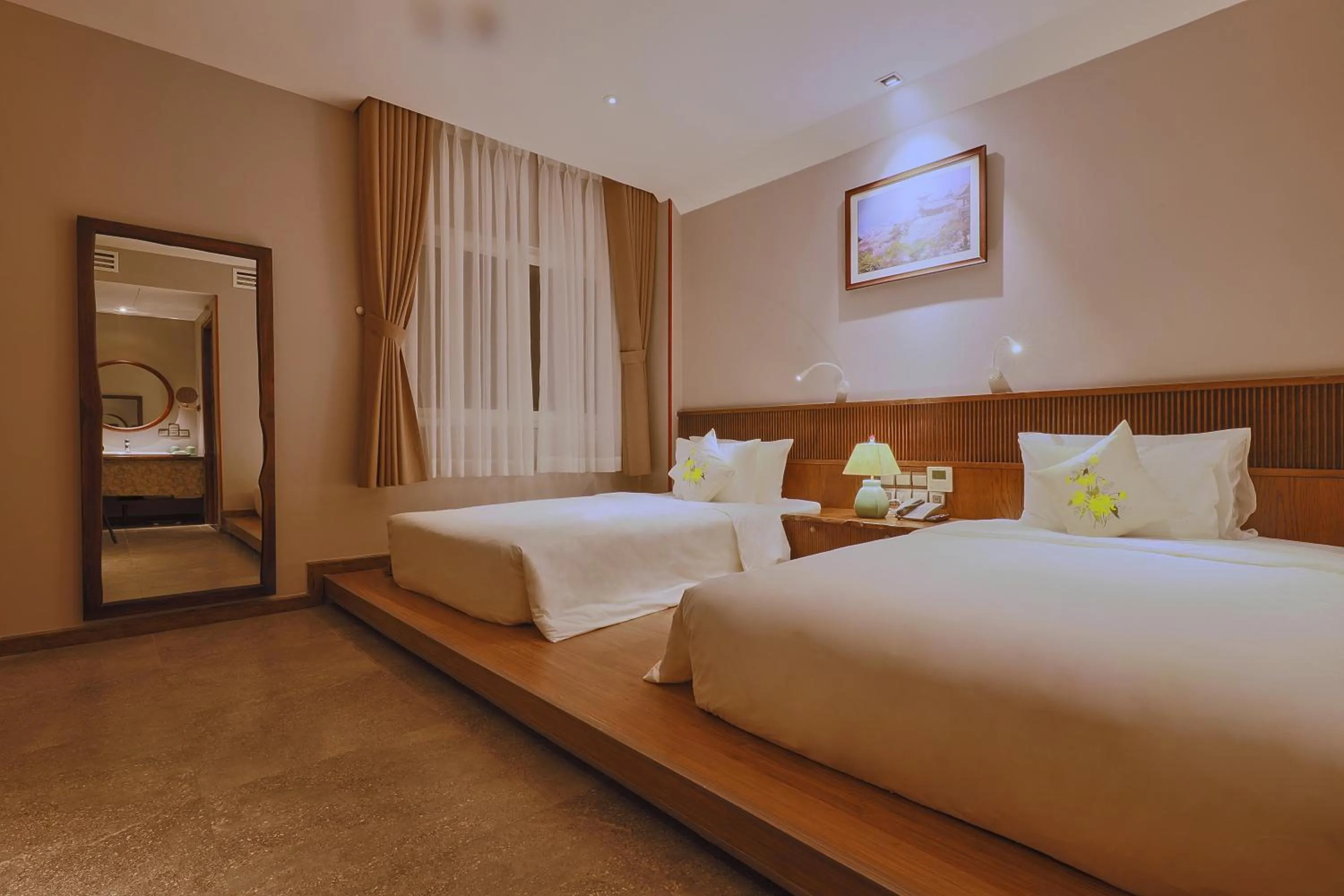 Living room, Bed in CHERRY BOUTIQUE HOTEL