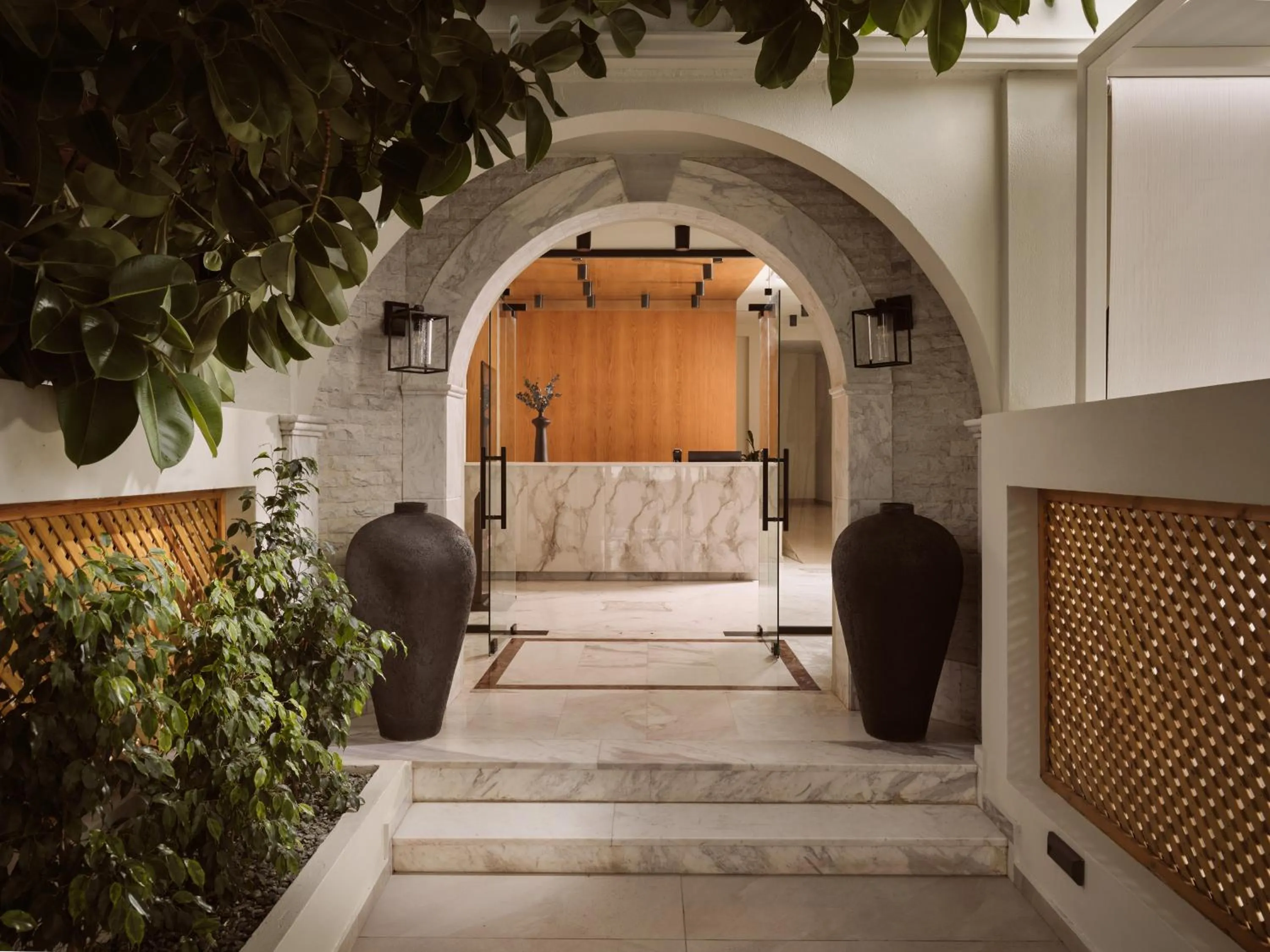 Lobby or reception in Nikon Boutique Hotel