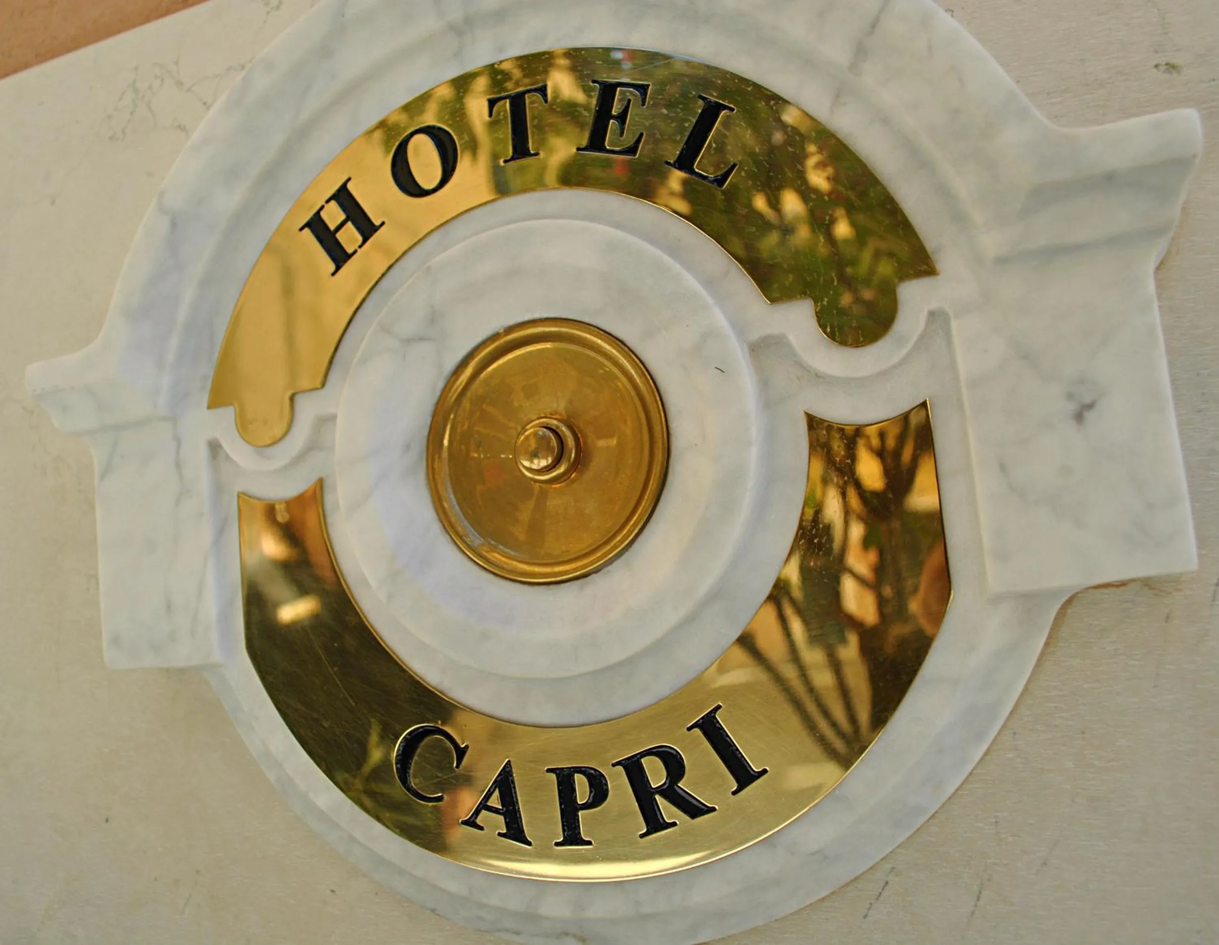 Decorative detail in Hotel Carlton Capri