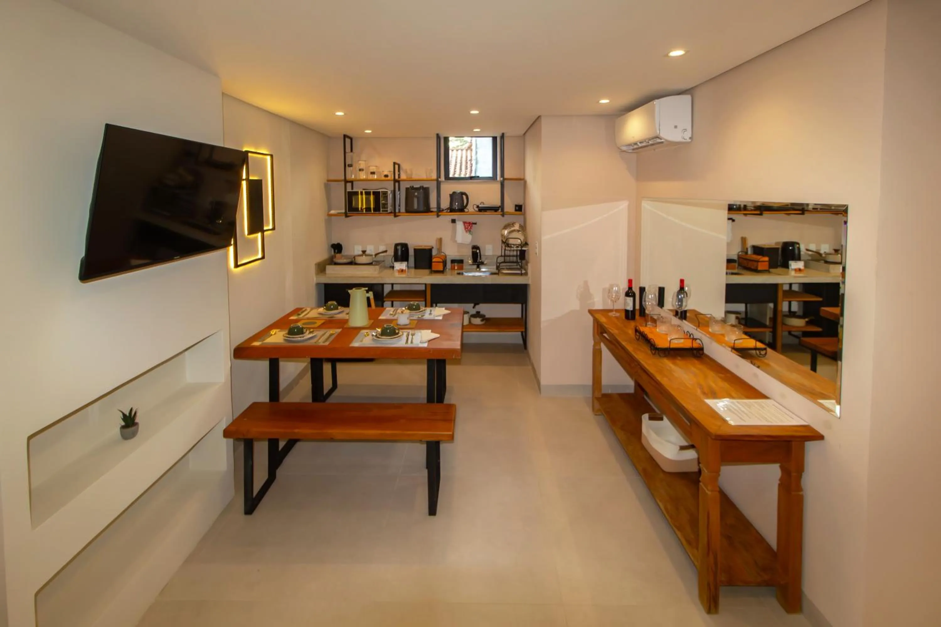 Kitchen or kitchenette in Terra Bella Pousada